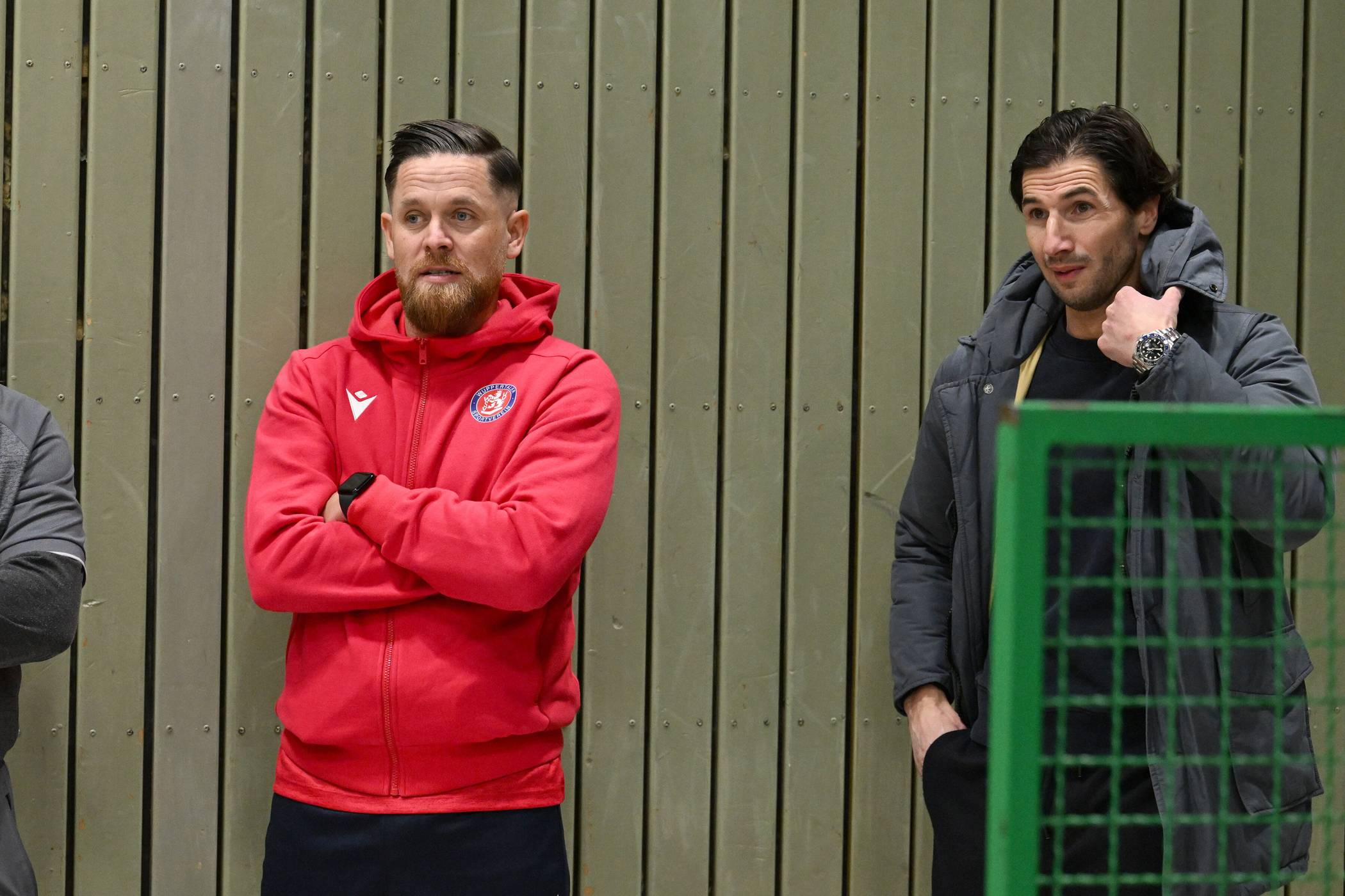  Trainer Mike Wunderlich (li.) und Verwaltungsrat Silvio Pagano. 