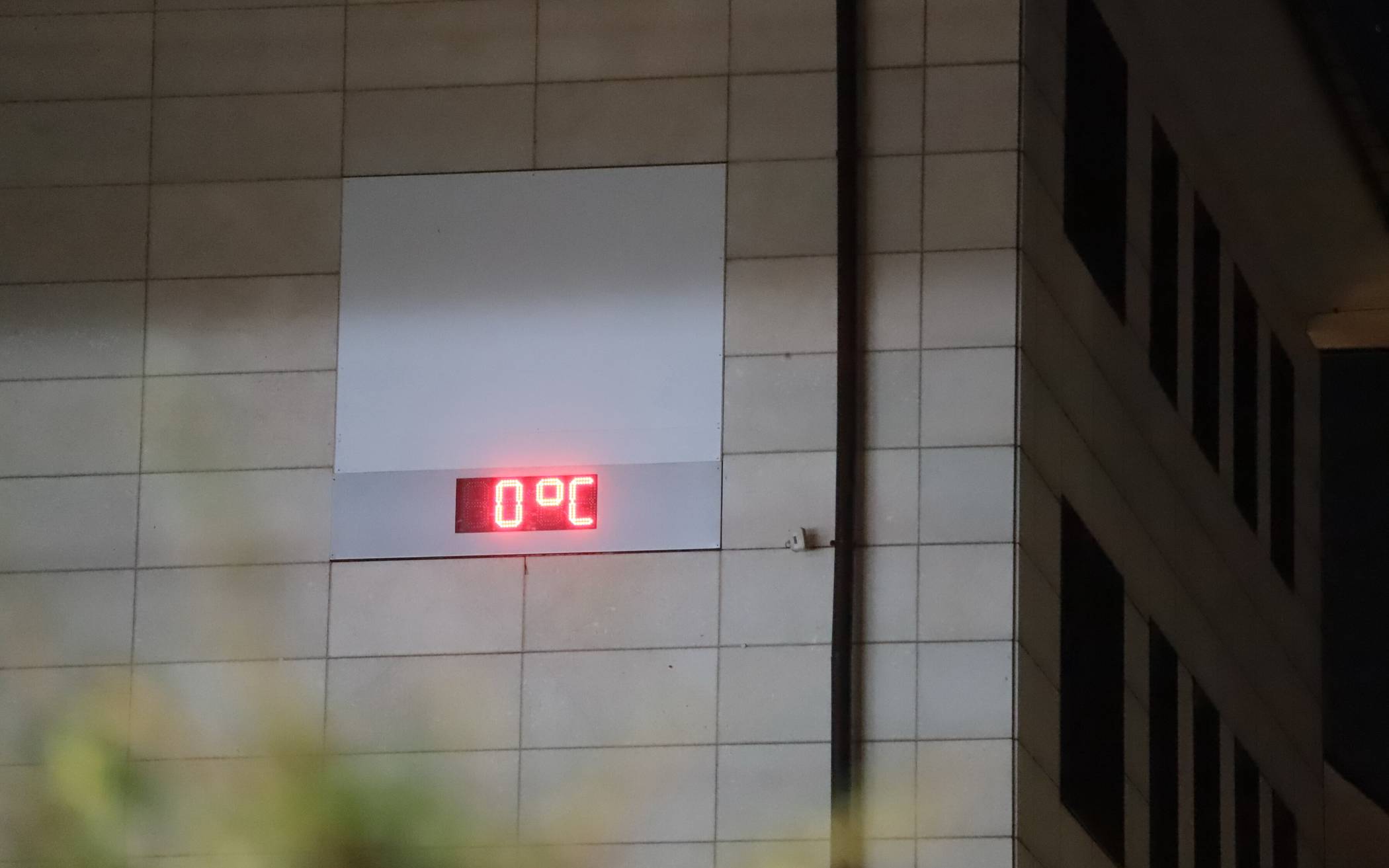 Die niedrigen Temperaturen bedeuten eine große