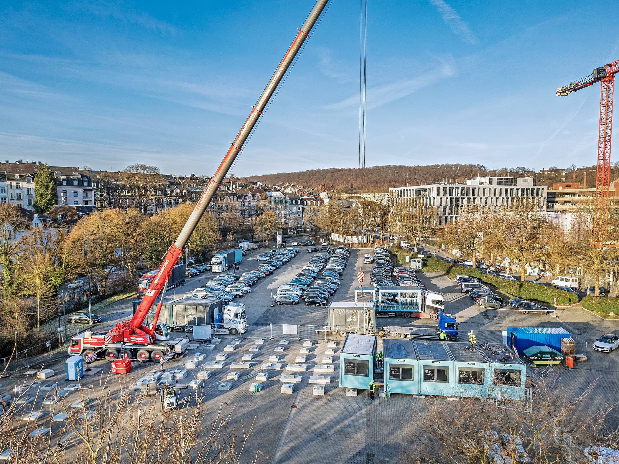  Das Areal aus der Vogelperspektive. 