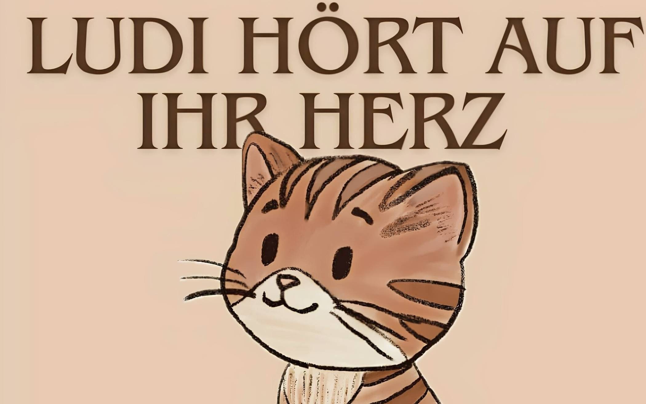 Das Cover von „Ludi hört auf ihr Herz“ – mit Text und Bildern von Celina Klingbeil.
