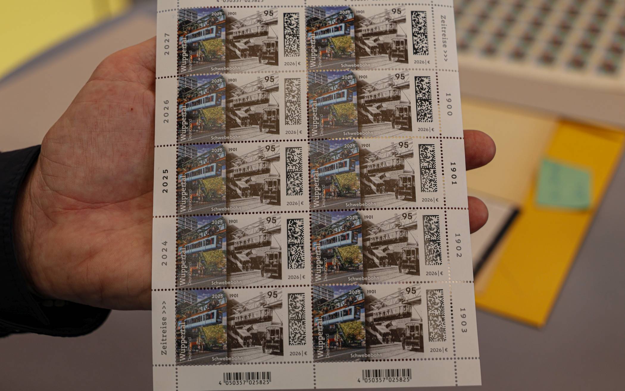 Die Sonderbriefmarke.