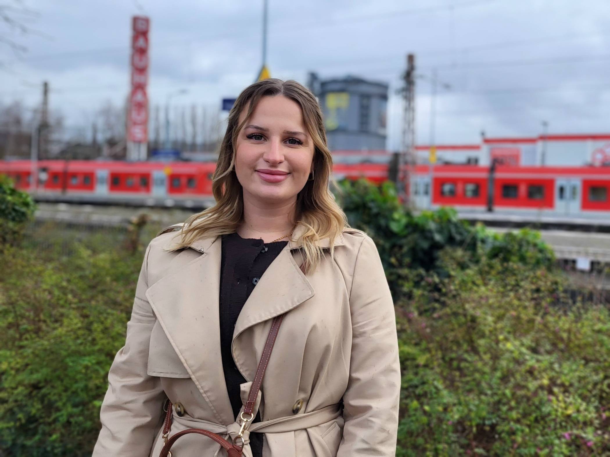  Der Bahnhofsbereich ist eines der EInsatzgebiete von Madleine Gabriel. 