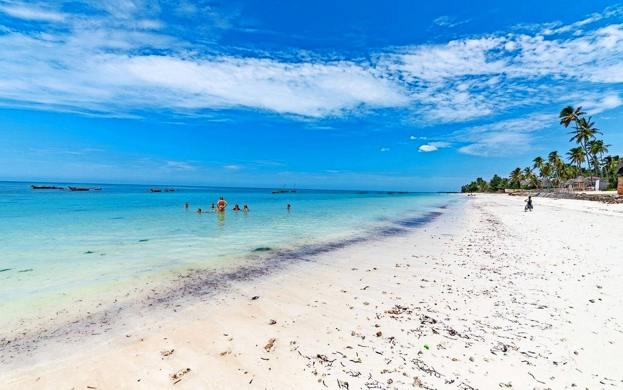  Strand auf Sansibar.  