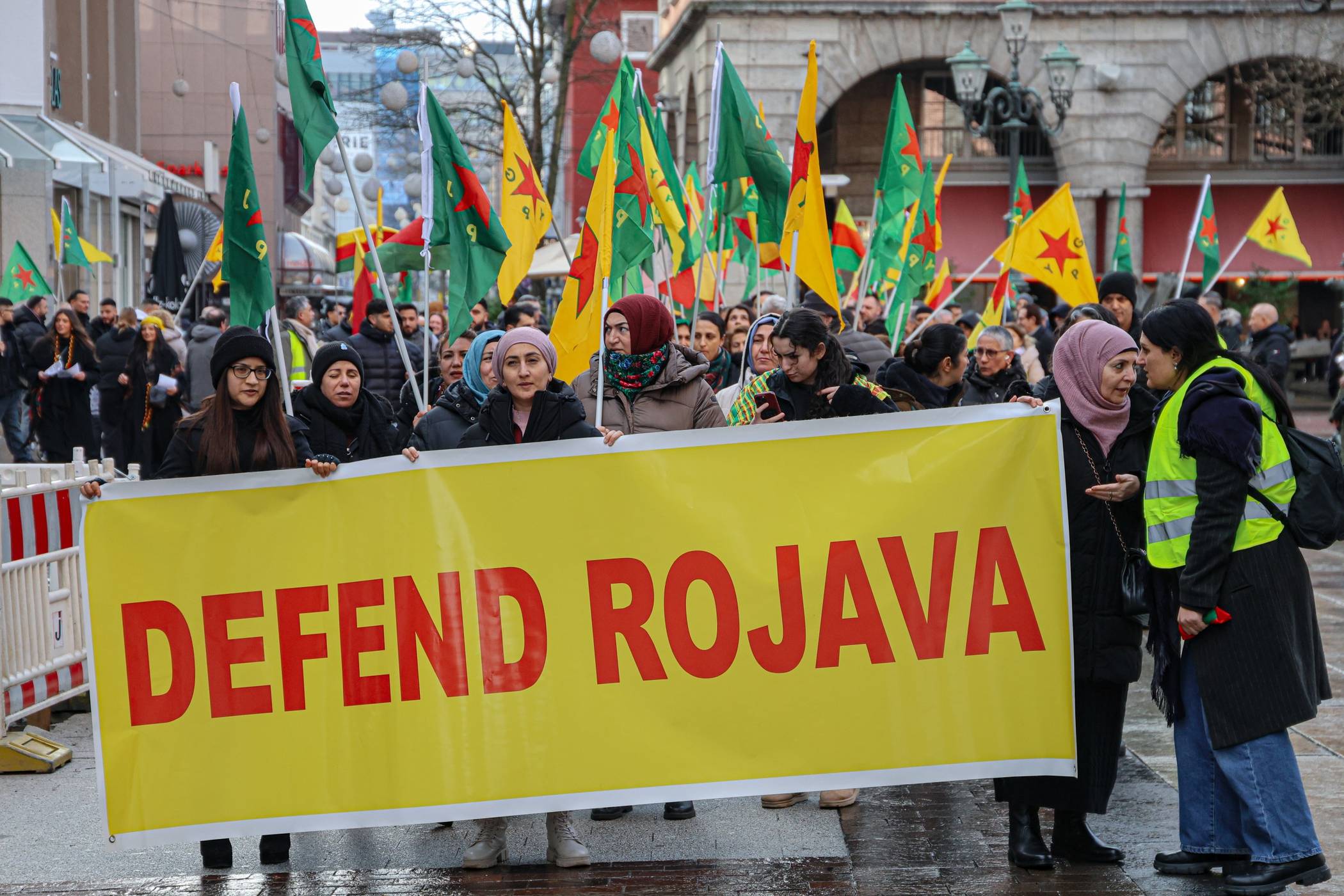 Die Demo auf dem Werth.