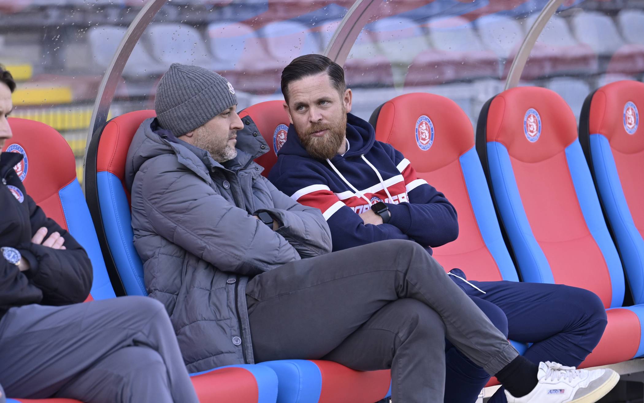 Sportchef Gaetano Manno (li.) und Trainer