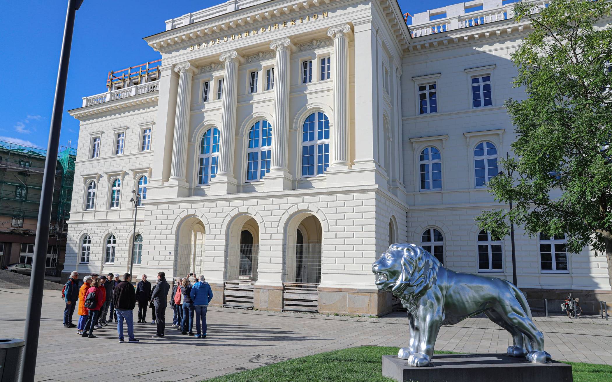 Die ehemalige Bundesbahndirektion am Döppersberg.