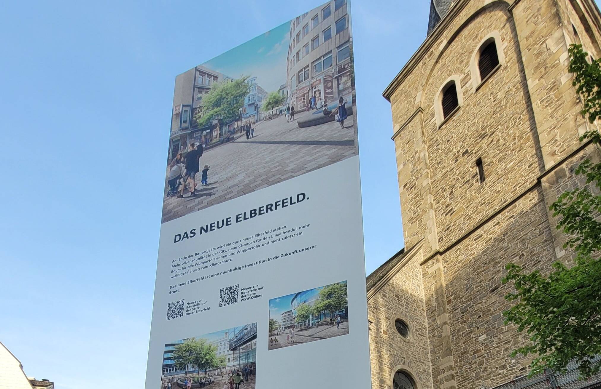 Eine der Infotafeln.