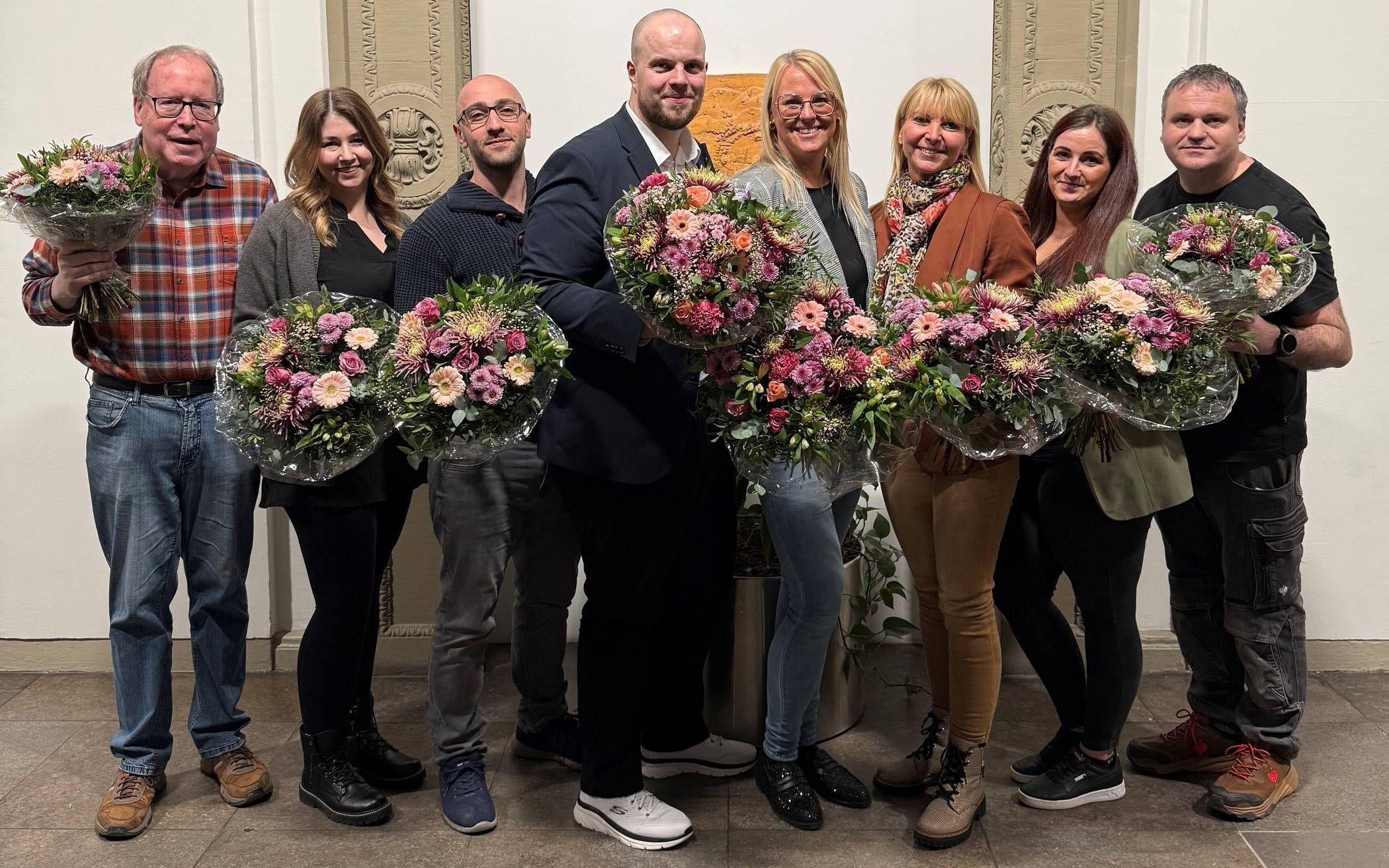 Das neue Führungsteam mit Jan Hebig