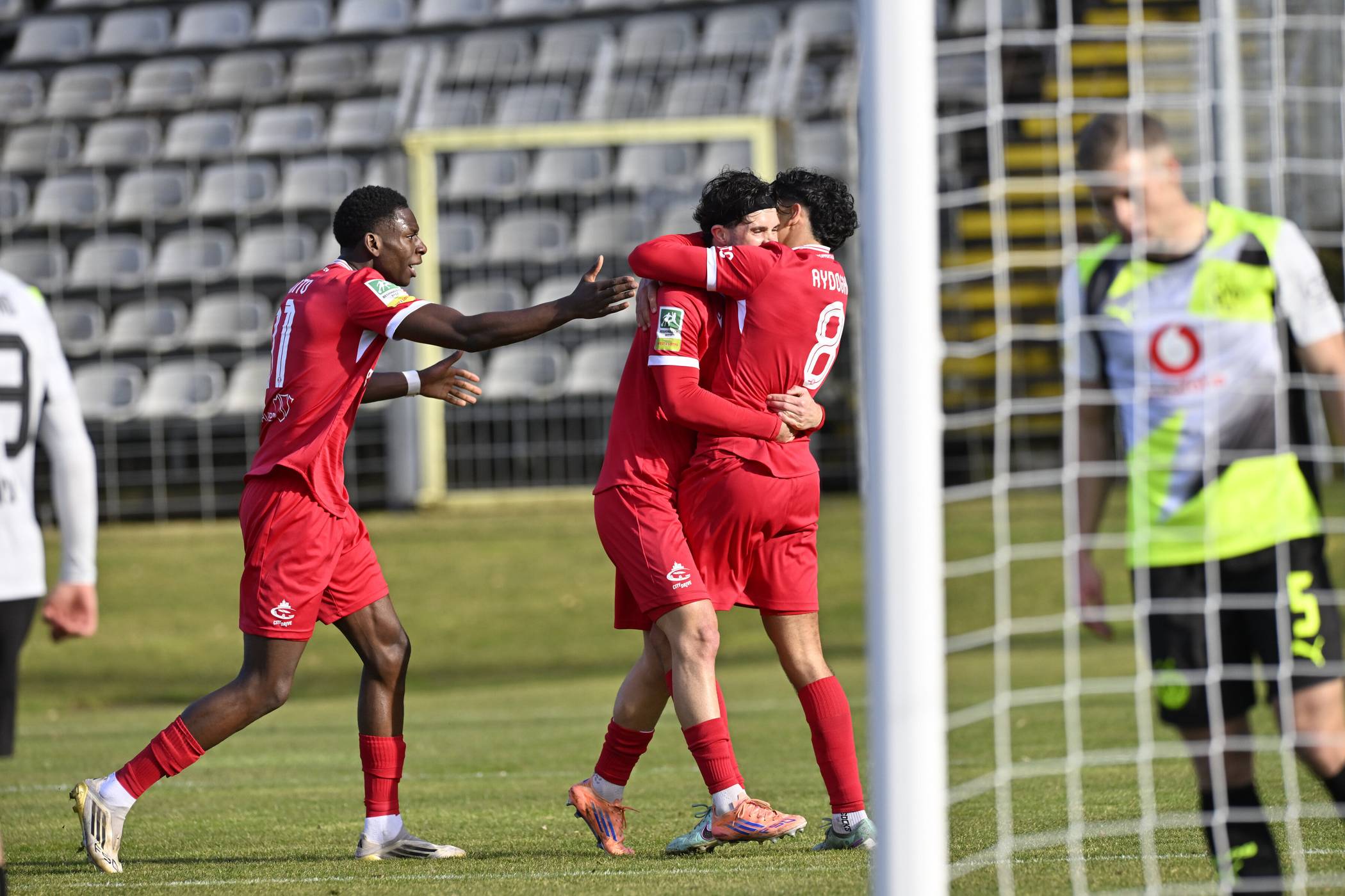 Der Jubel nach dem 1:0.