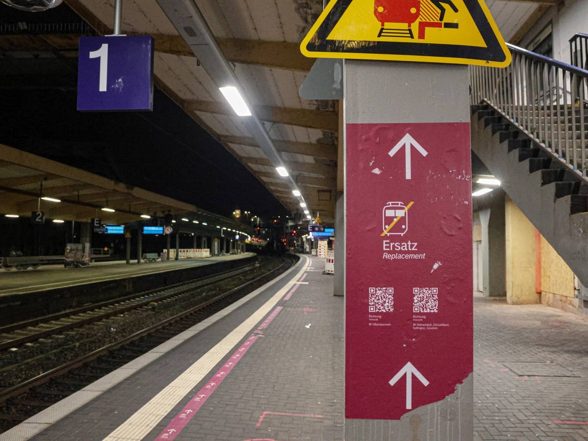 Impressionen: Die erste Nacht ohne Zugverkehr