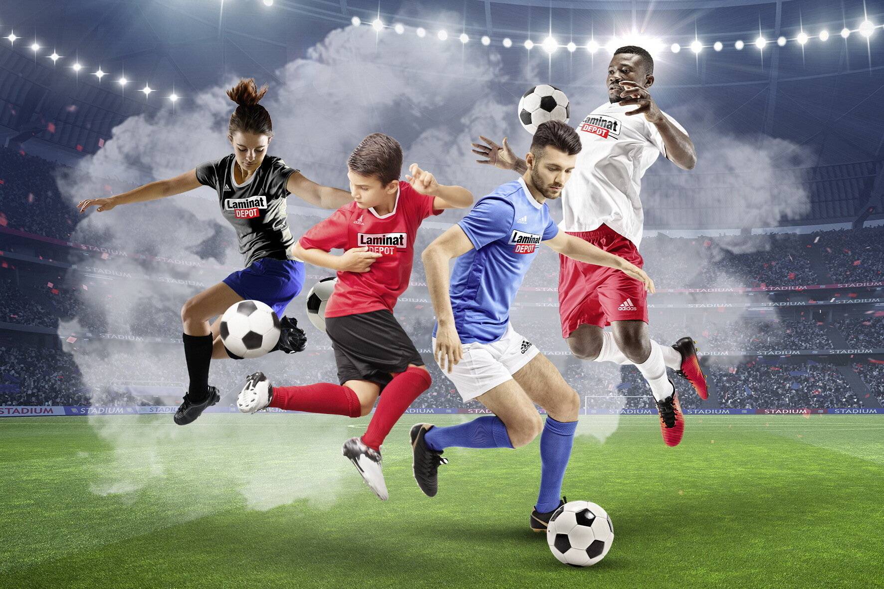 LaminatDEPOT unterstützt 50 Fußball-Vereine mit Trikotsätzen