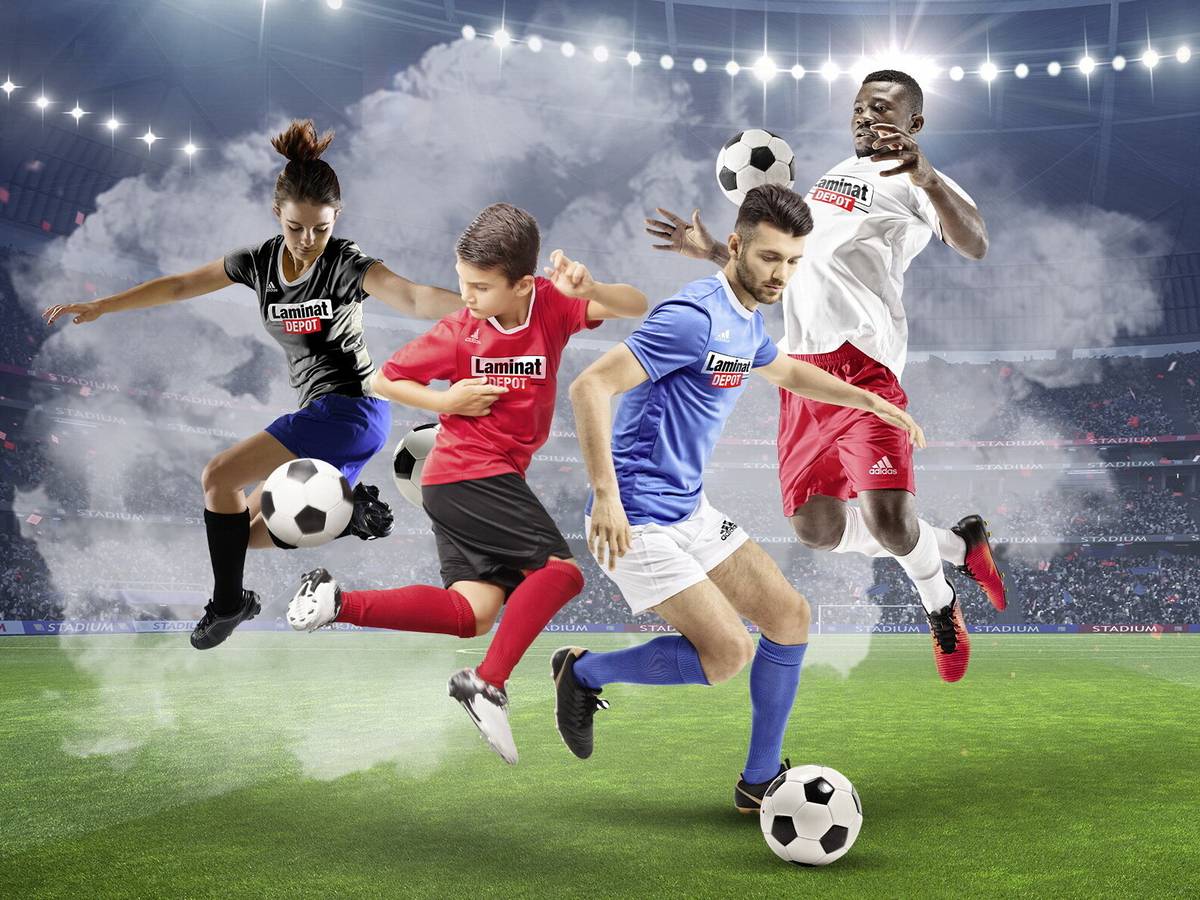 LaminatDEPOT unterstützt 50 Fußball-Vereine mit Trikotsätzen