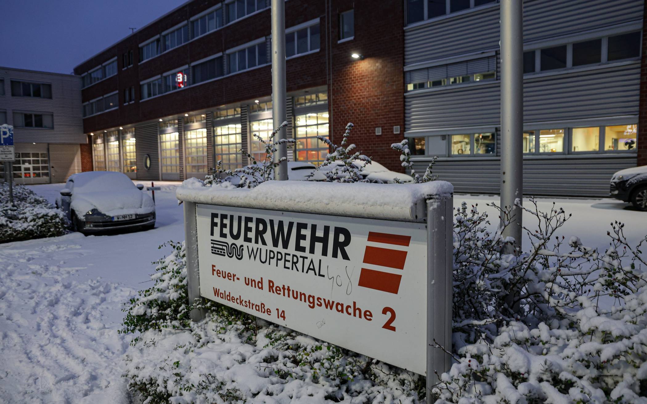 Auch im Tal lag Schnee.