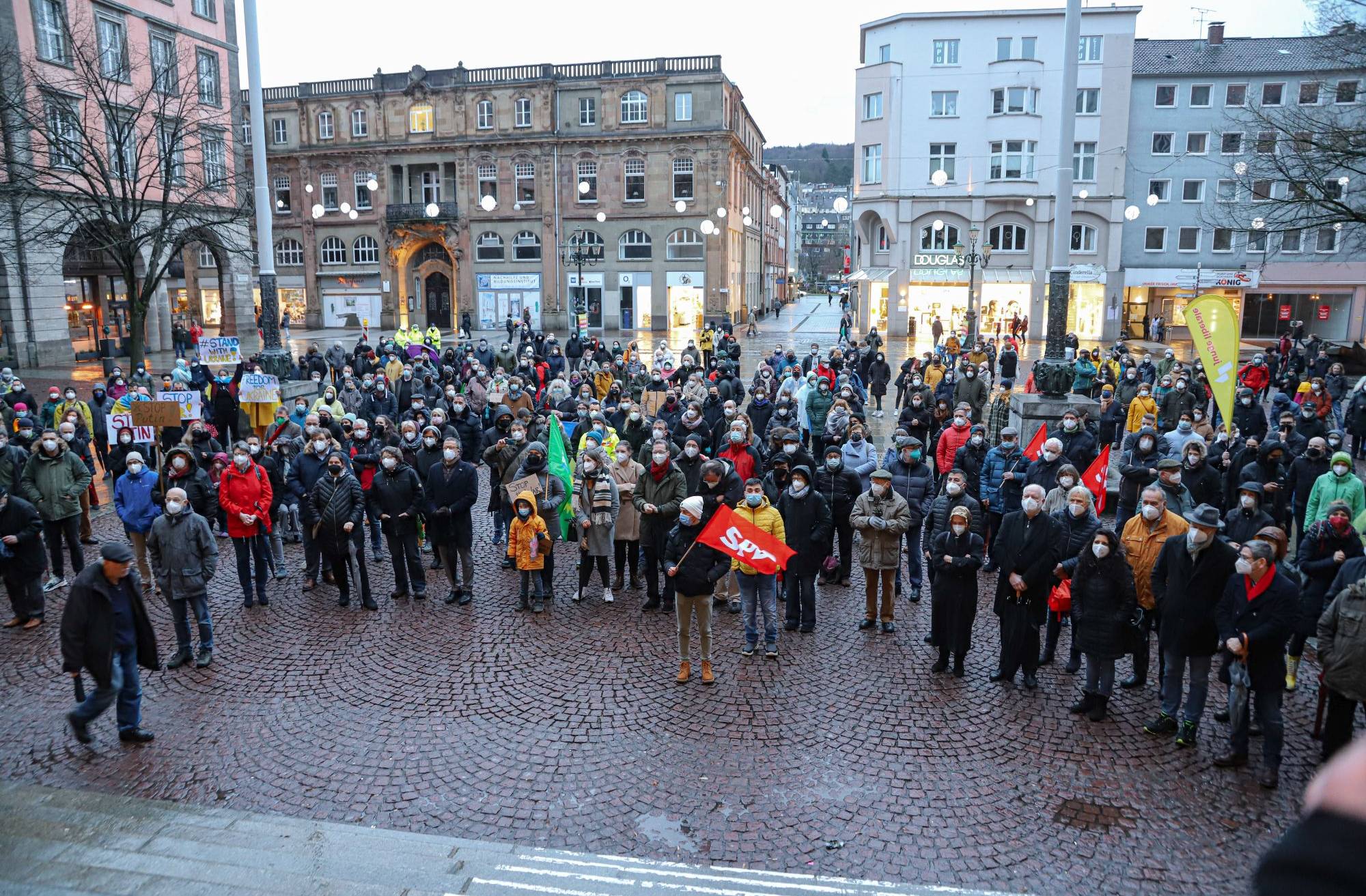 Solidargemeinschaft: Mahnwache für die Ukraine