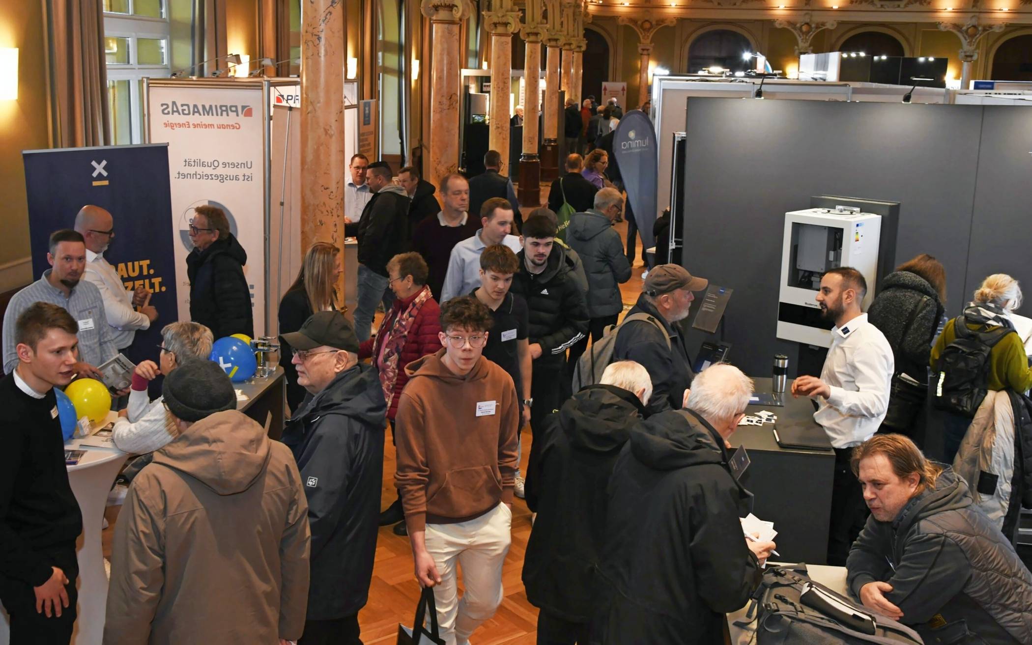  Die Messe stieß erneut auf großes Interesse. 