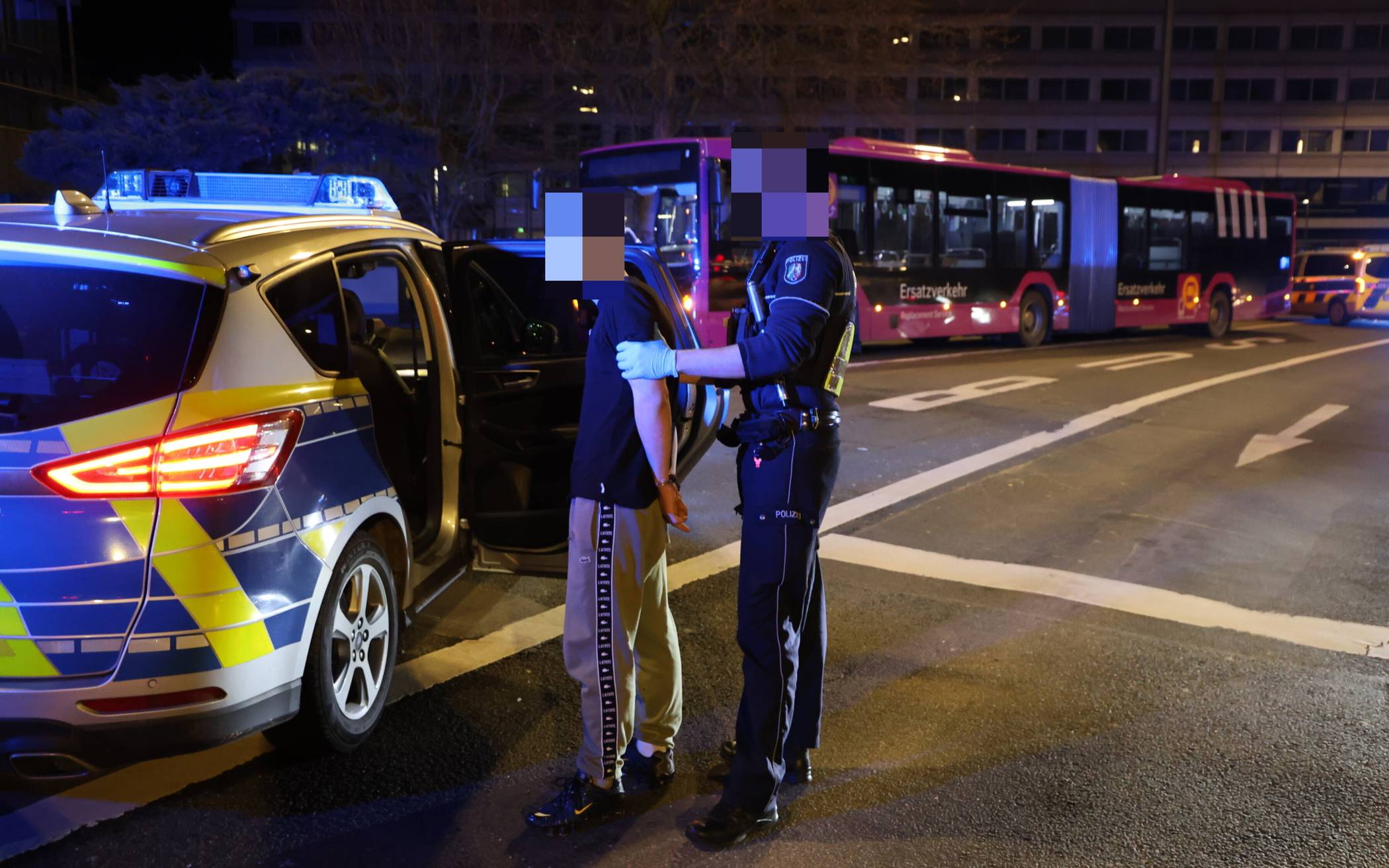 Der dringend Tatverdächtige wurde ins Gewahrsam