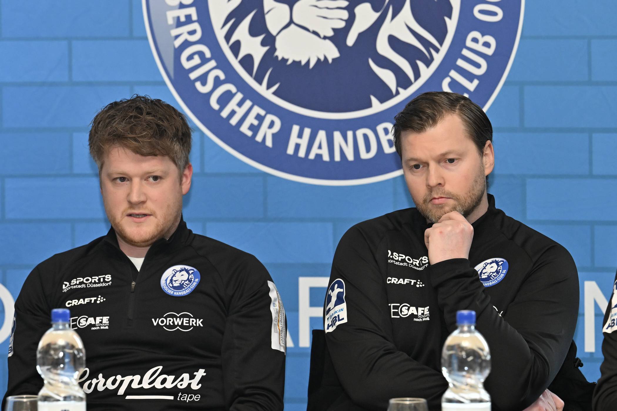Die BHC-Trainer Markus Pütz (li.) und Arnor Gunnarsson.