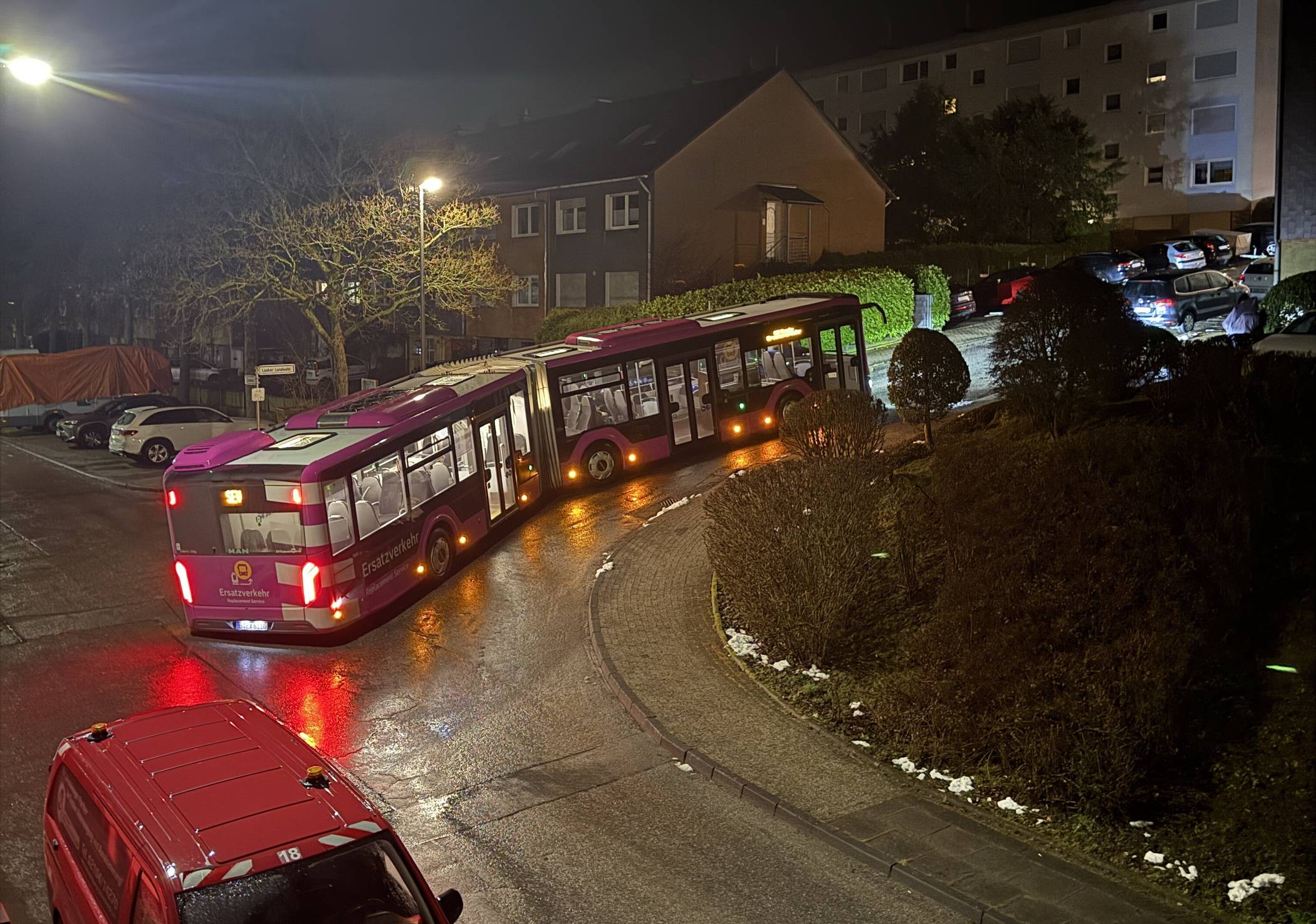 Die Probleme begannen am frühen Morgen. 