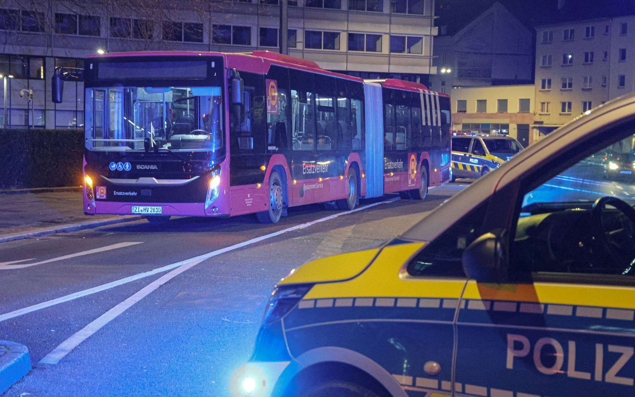 Der Fahrer hielt auf der Friedrich-Ebert-Straße