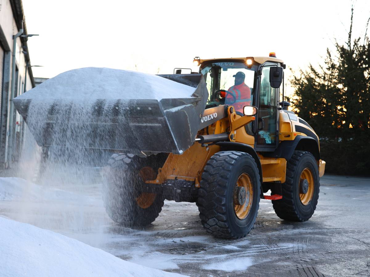 Bislang wurden 2.850 Tonnen Streusalz verbraucht