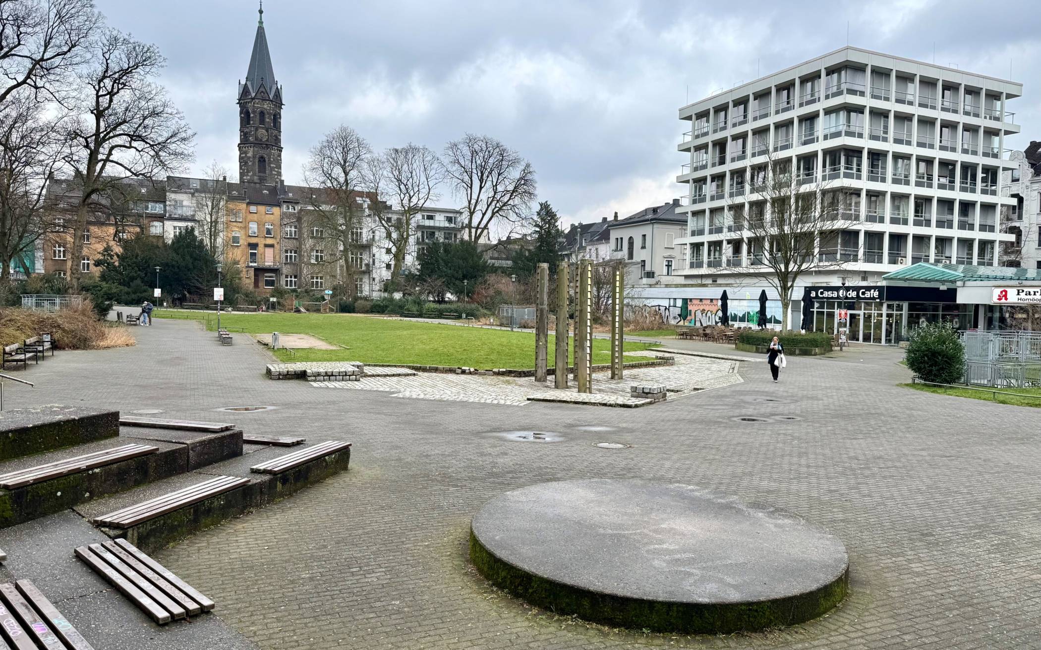 Start der Bauarbeiten im Deweerthschen Garten