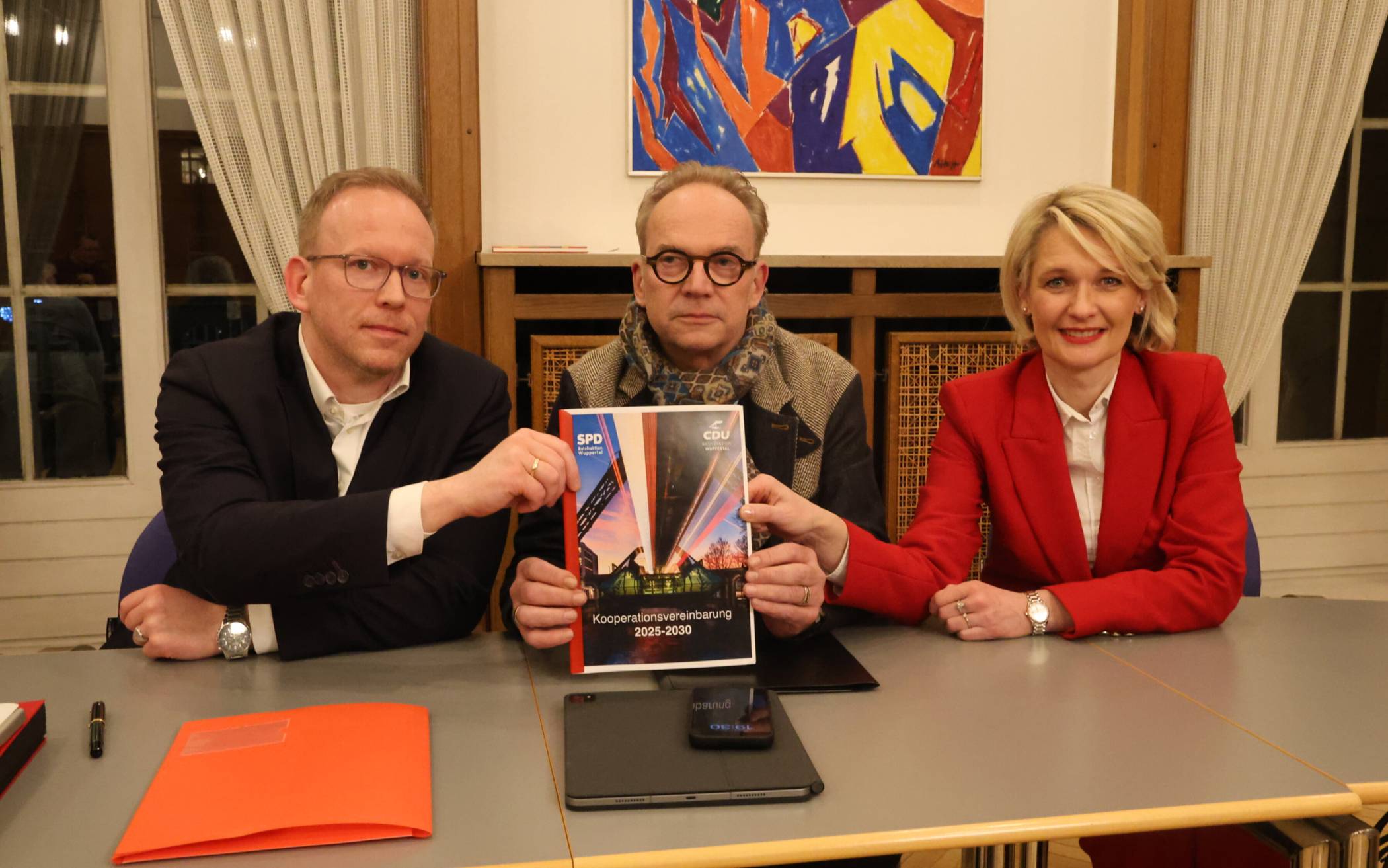 SPD und CDU unterschreiben Kooperationsvereinbarung