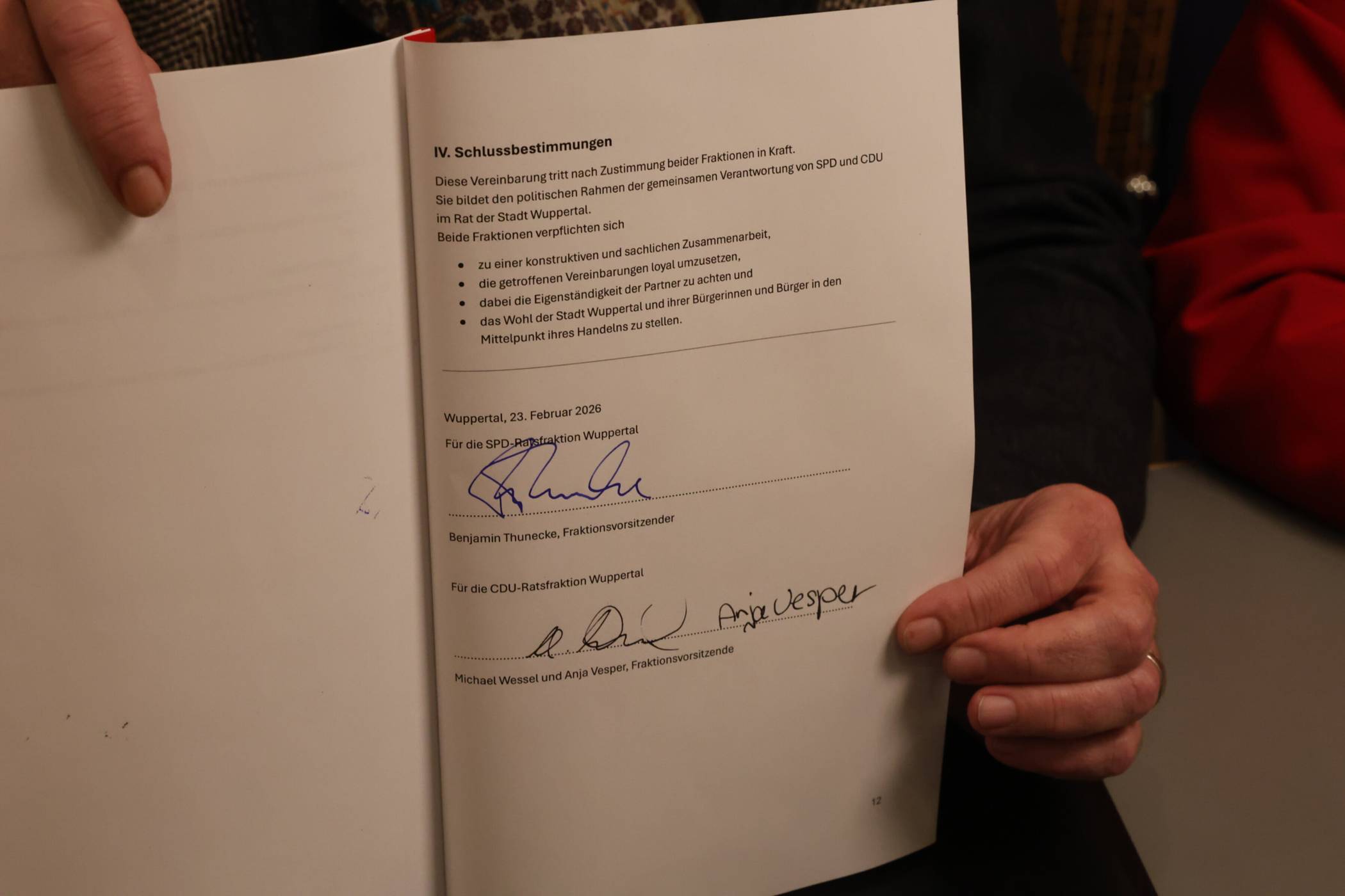  Die Tinte ist trocken. 