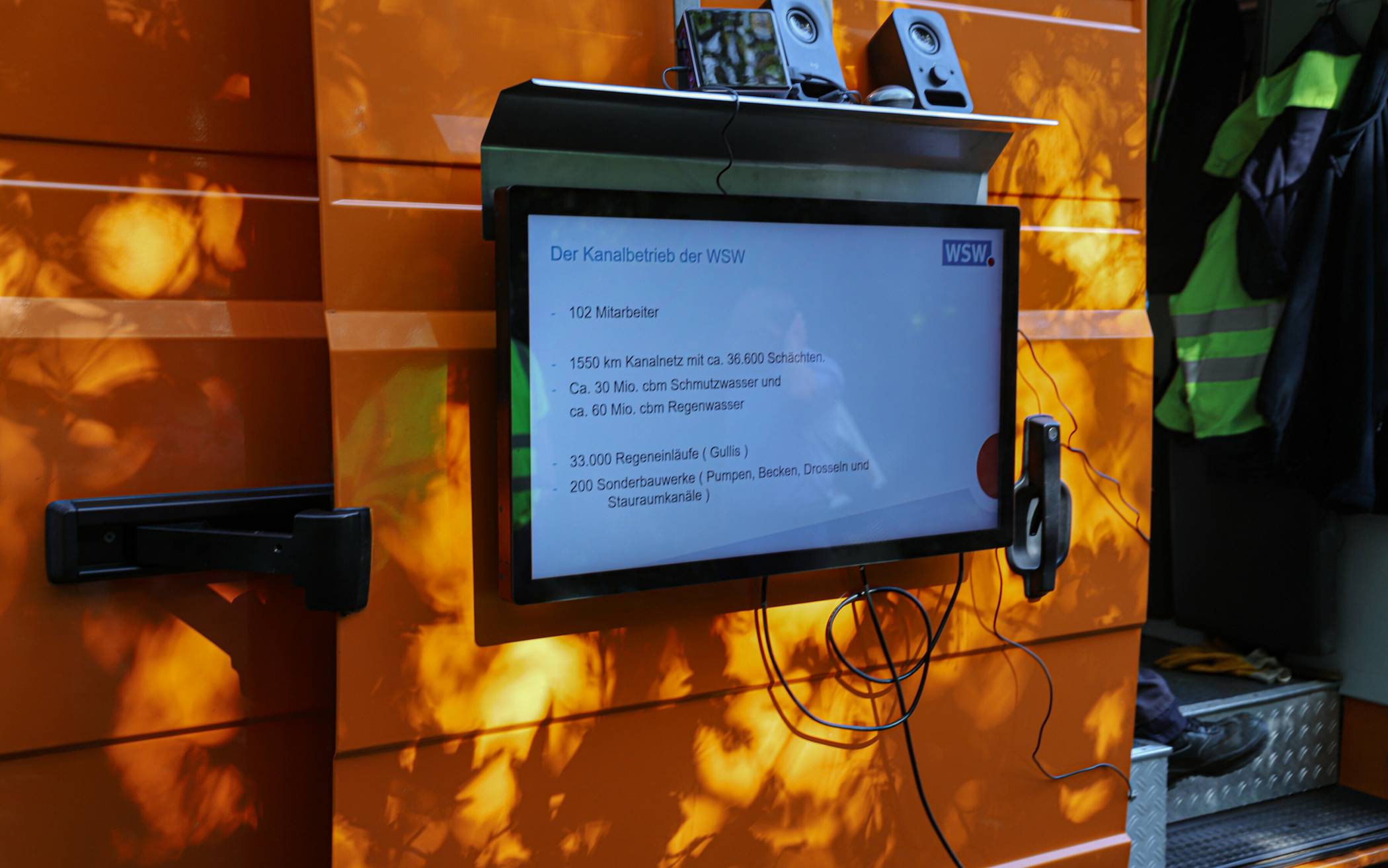 Infotafel im Rahmen von „Wuppertal 24h