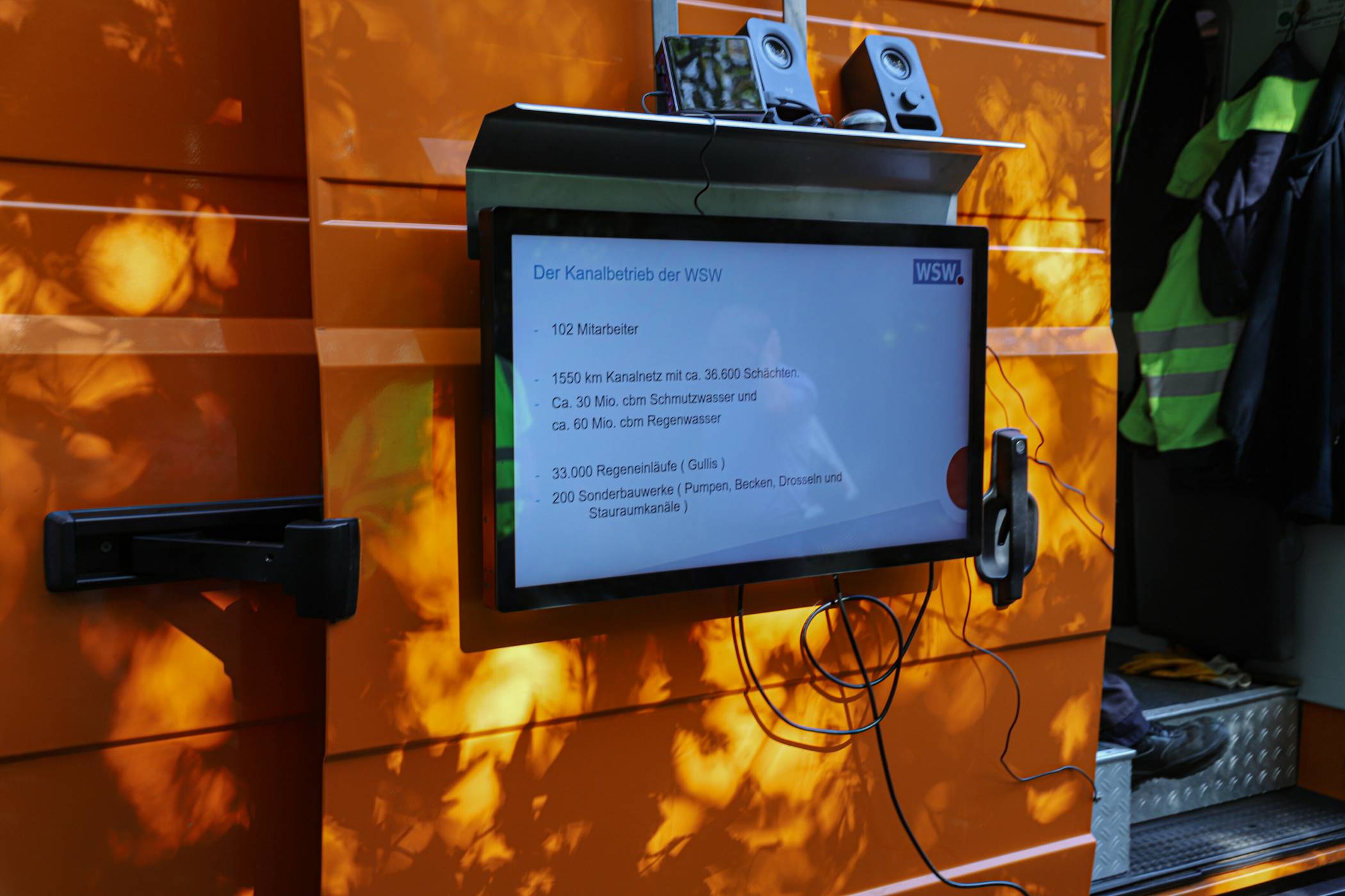  Infotafel im Rahmen von „Wuppertal 24h live“. 