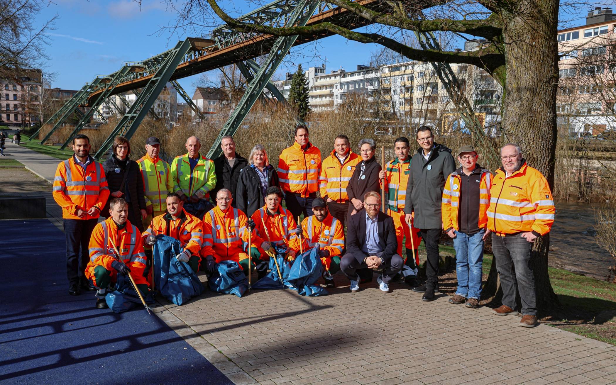 Wupperputz: Orga-Team besichtigt die Rosenau