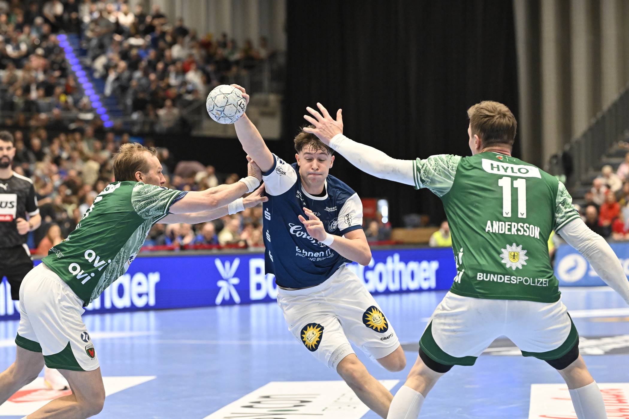  Gegen die Füchse Berlin kam der BHC letztlich nicht durch. 