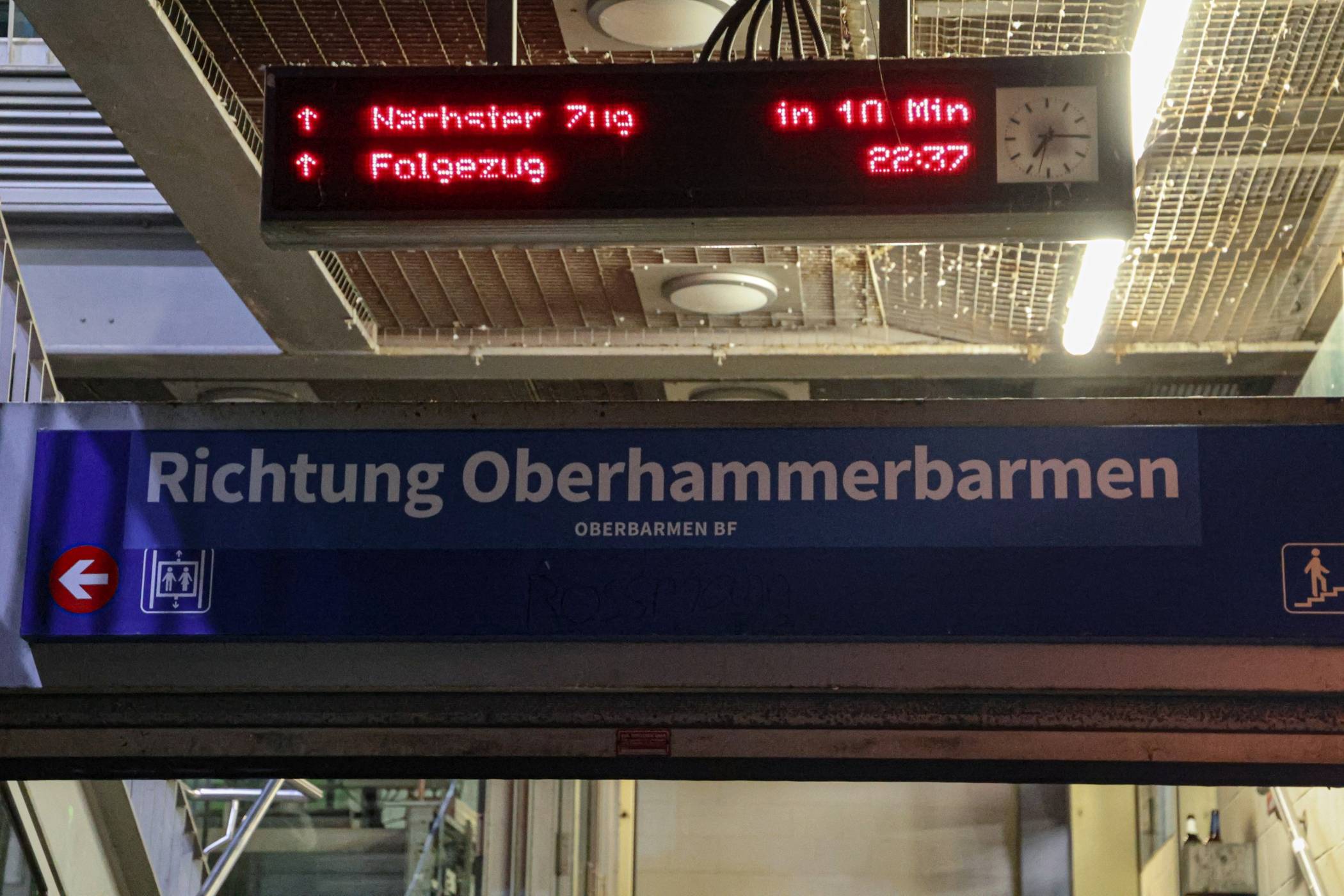 Eine der umbennnten Stationen.