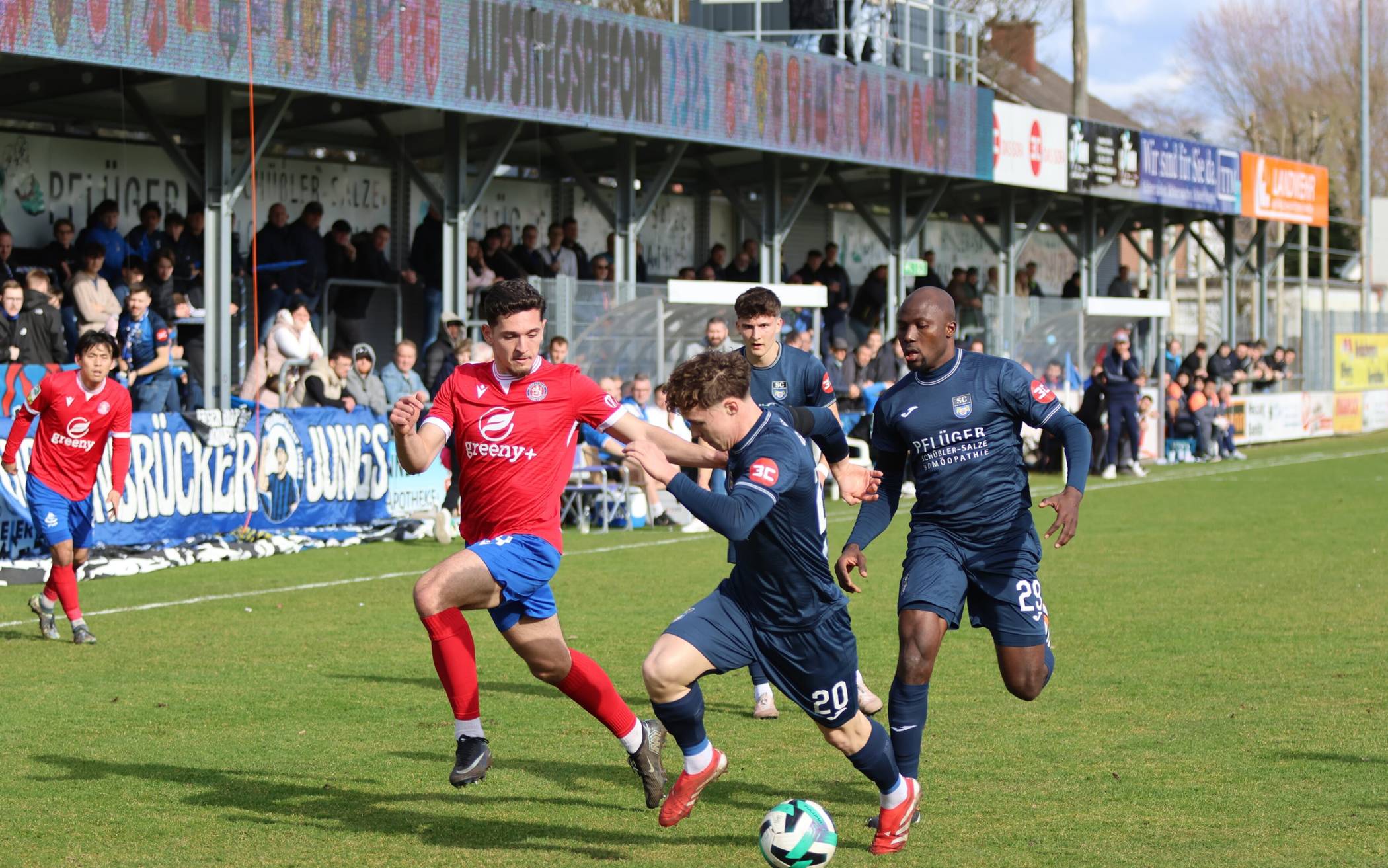 Der WSV lief meist der Musik