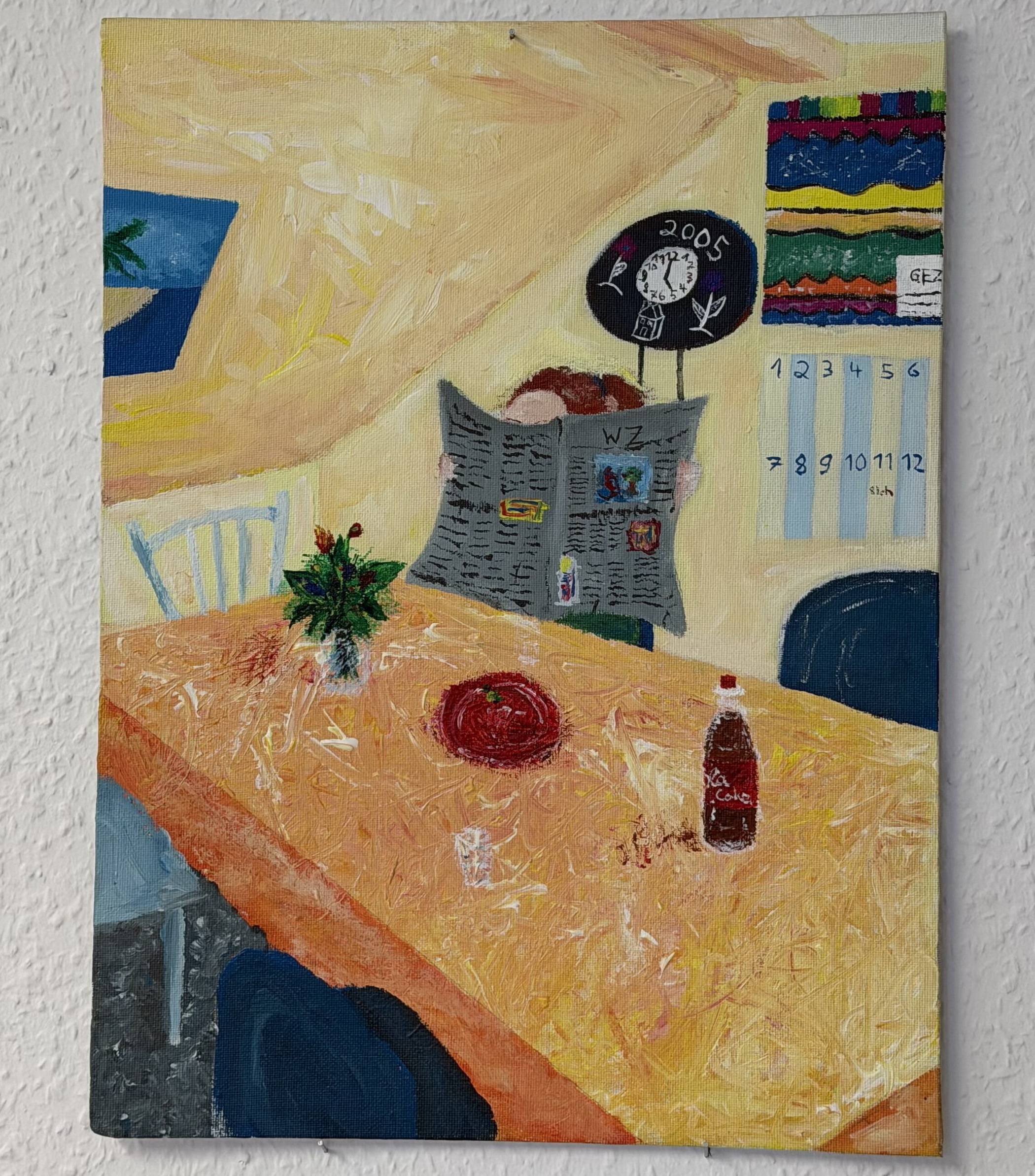 Eine Klientin schenkte Marina Feige ein selbst gemaltes Bild