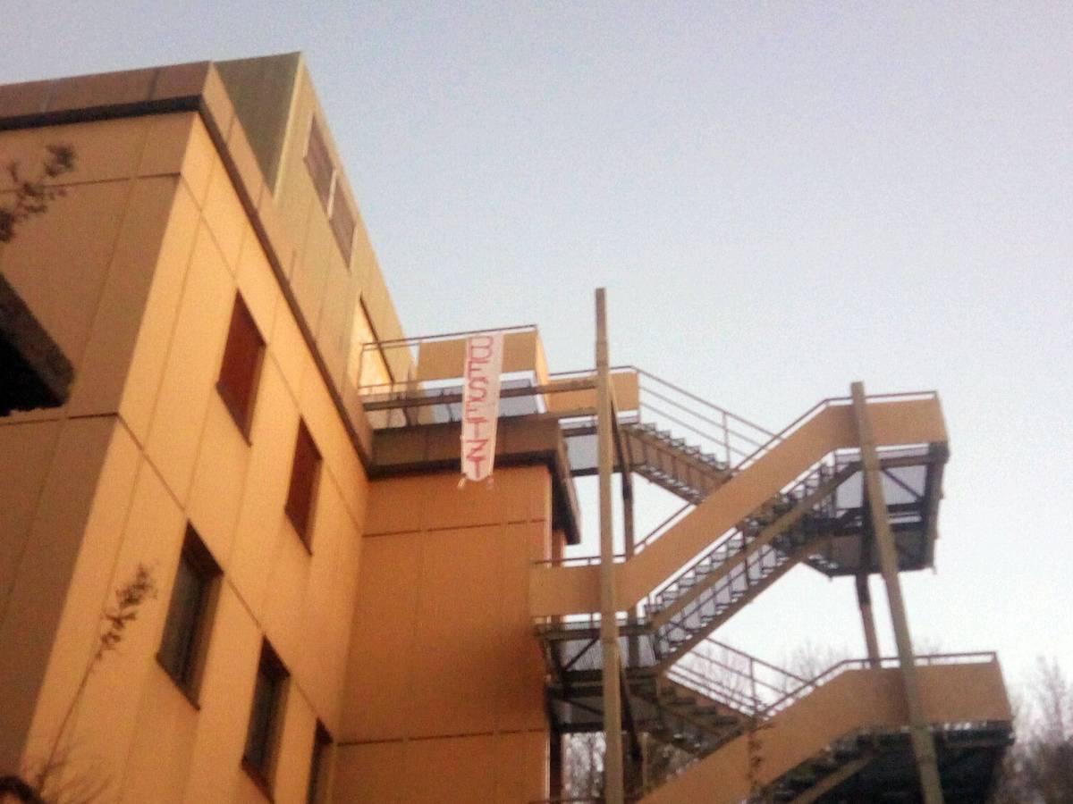 Nach Banner-Aktion ermittelt der Staatsschutz