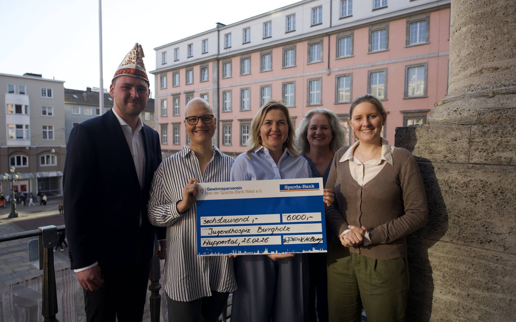 Von li.: Tim Ohmann Präsident (Präsident