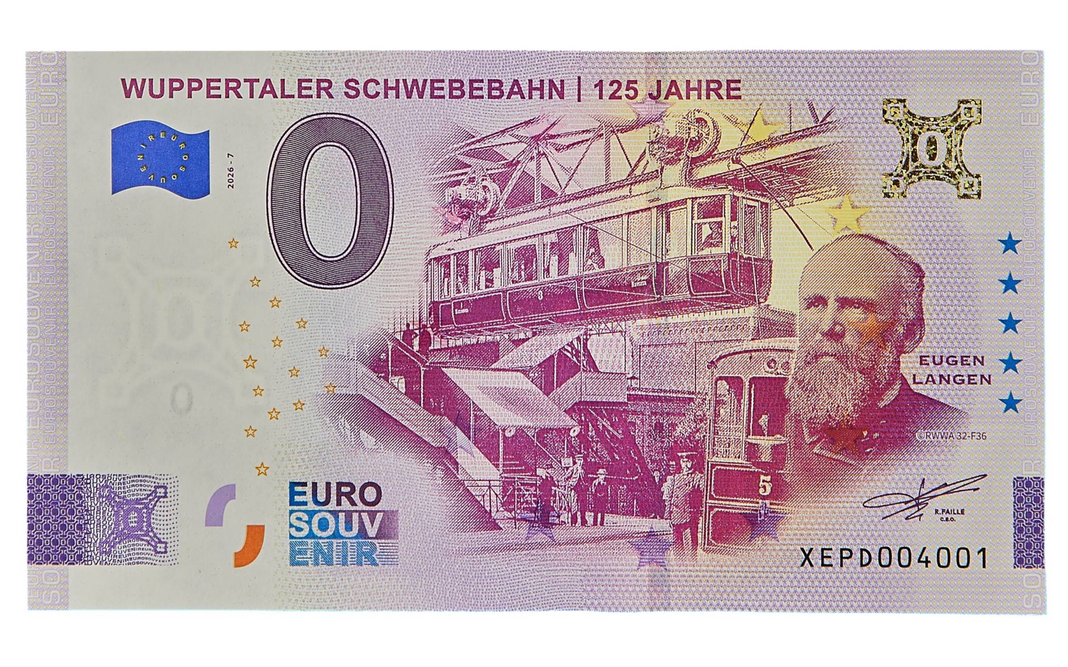 Die Schwebebahn mit Eugen Langen.