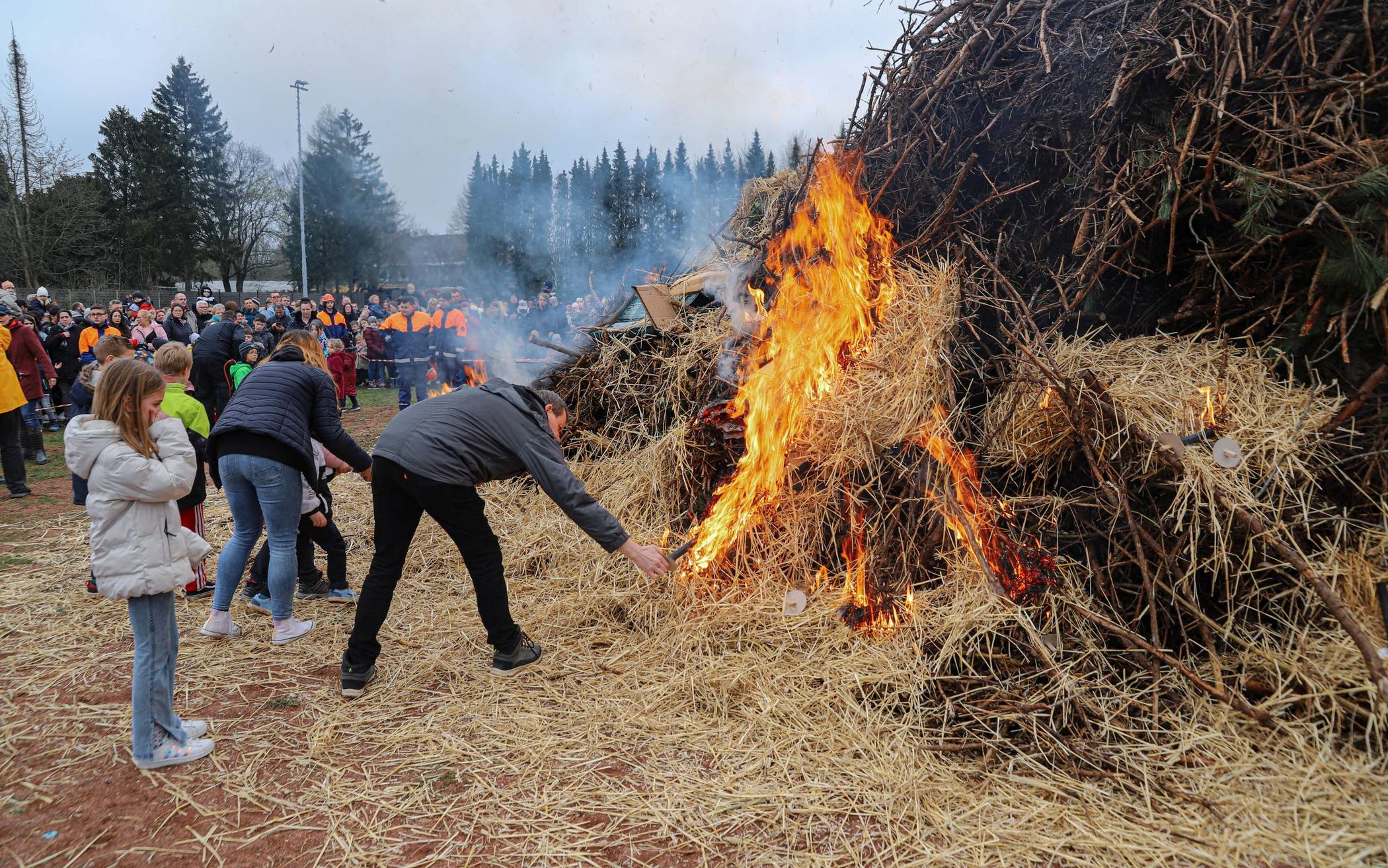 Es gibt wieder ein Osterfeuer in Nächstebreck