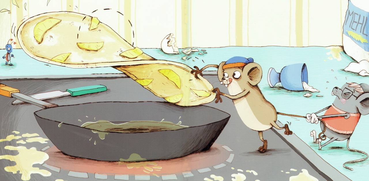 Auf geheimer Pfannkuchen-Mission