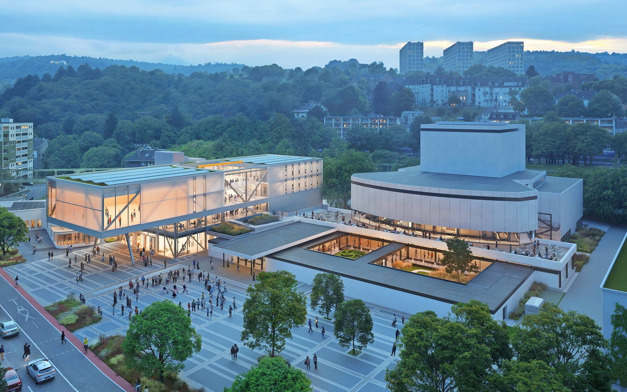 Das zukünftige Pina-Bausch-Zentrum. 