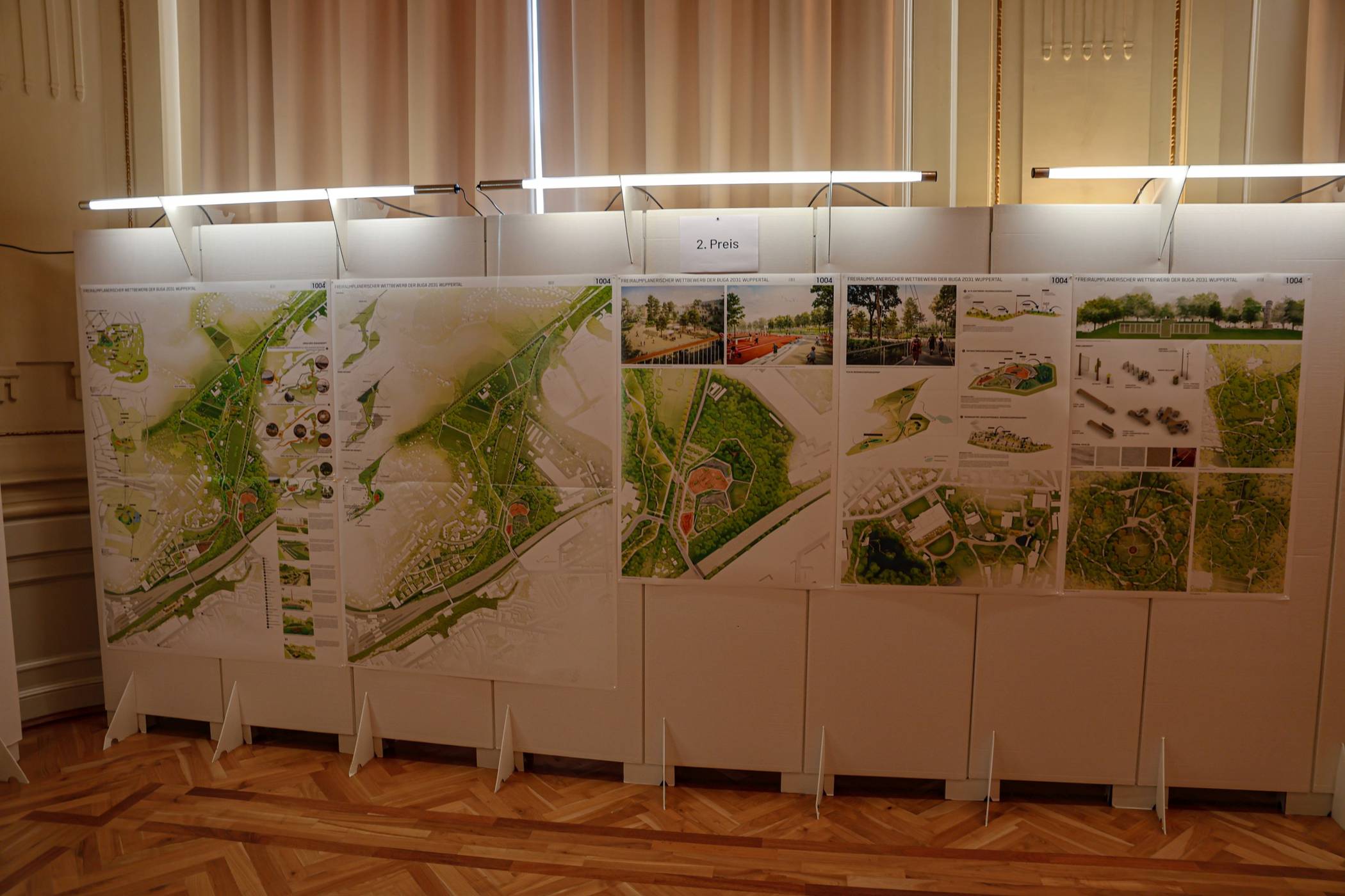 Einige der BUGA-Pläne.