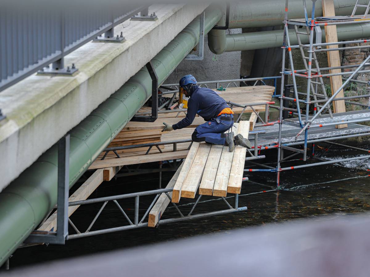 Verkehrseinschränkungen auf der Bembergbrücke