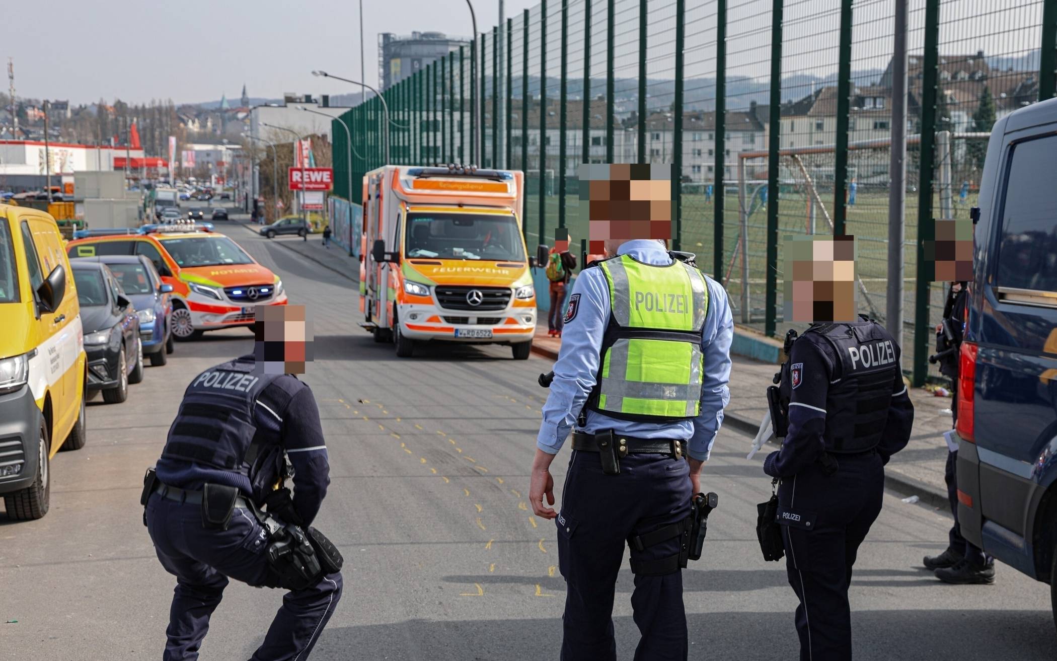 Die Polizei sicherte die Spuren