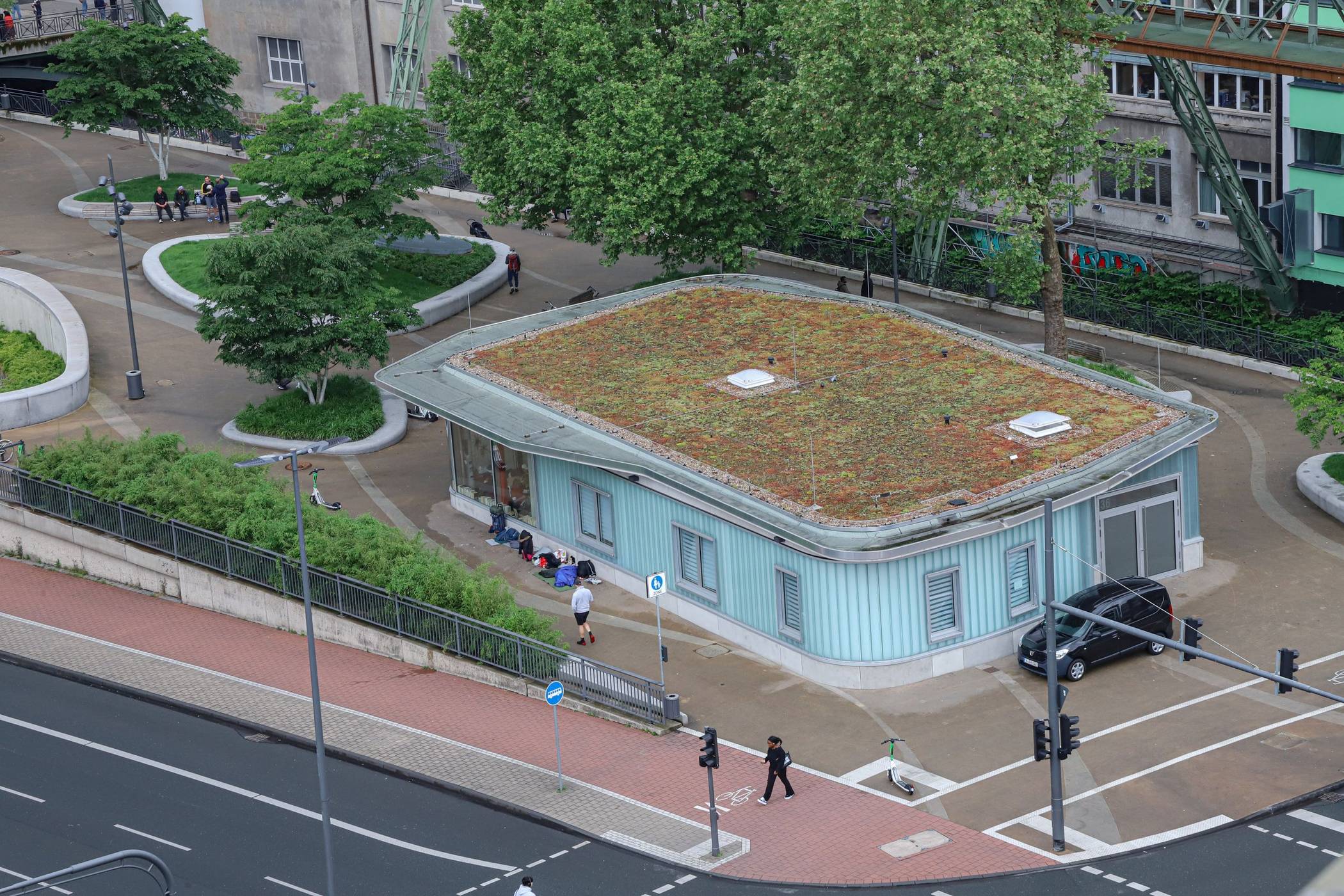 Das Café Cosa im Wupperpark Ost.