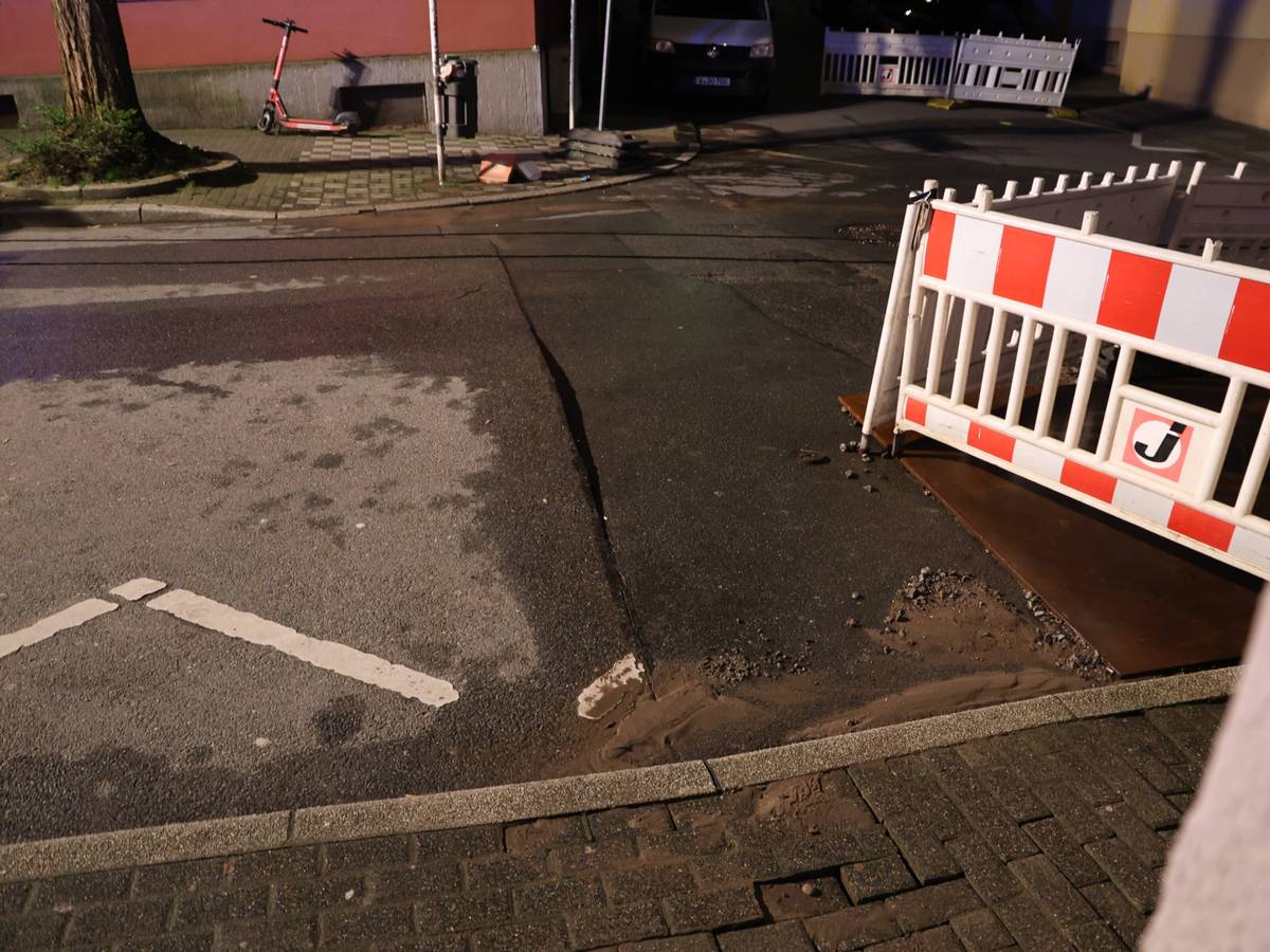 Erneut Wasserrohrbruch in Elberfeld