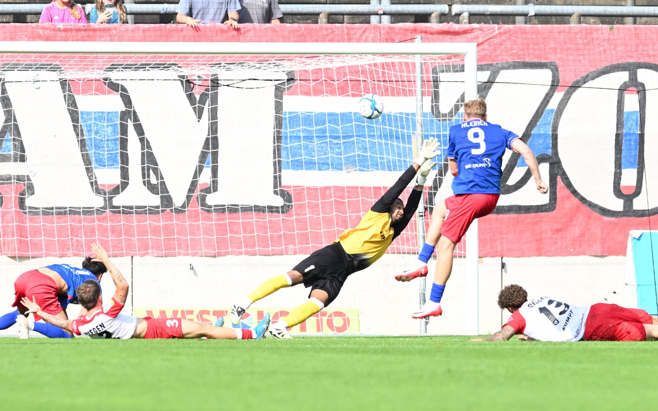 Mit diesem Schuss rettete Fritz Kleiner