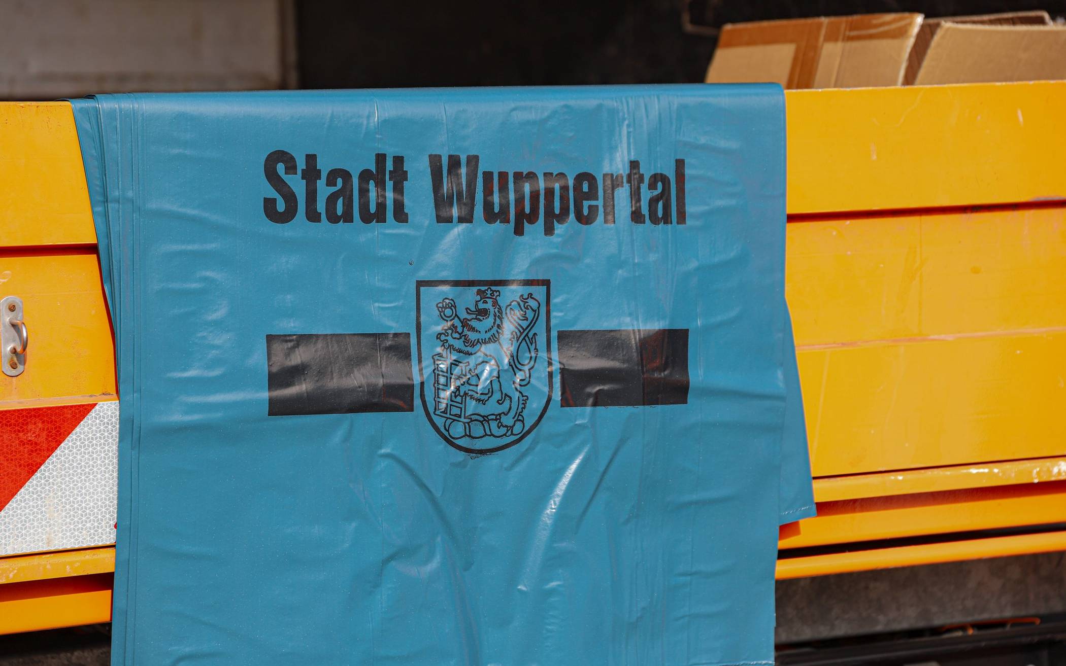 Die Säcke werden nun erst am