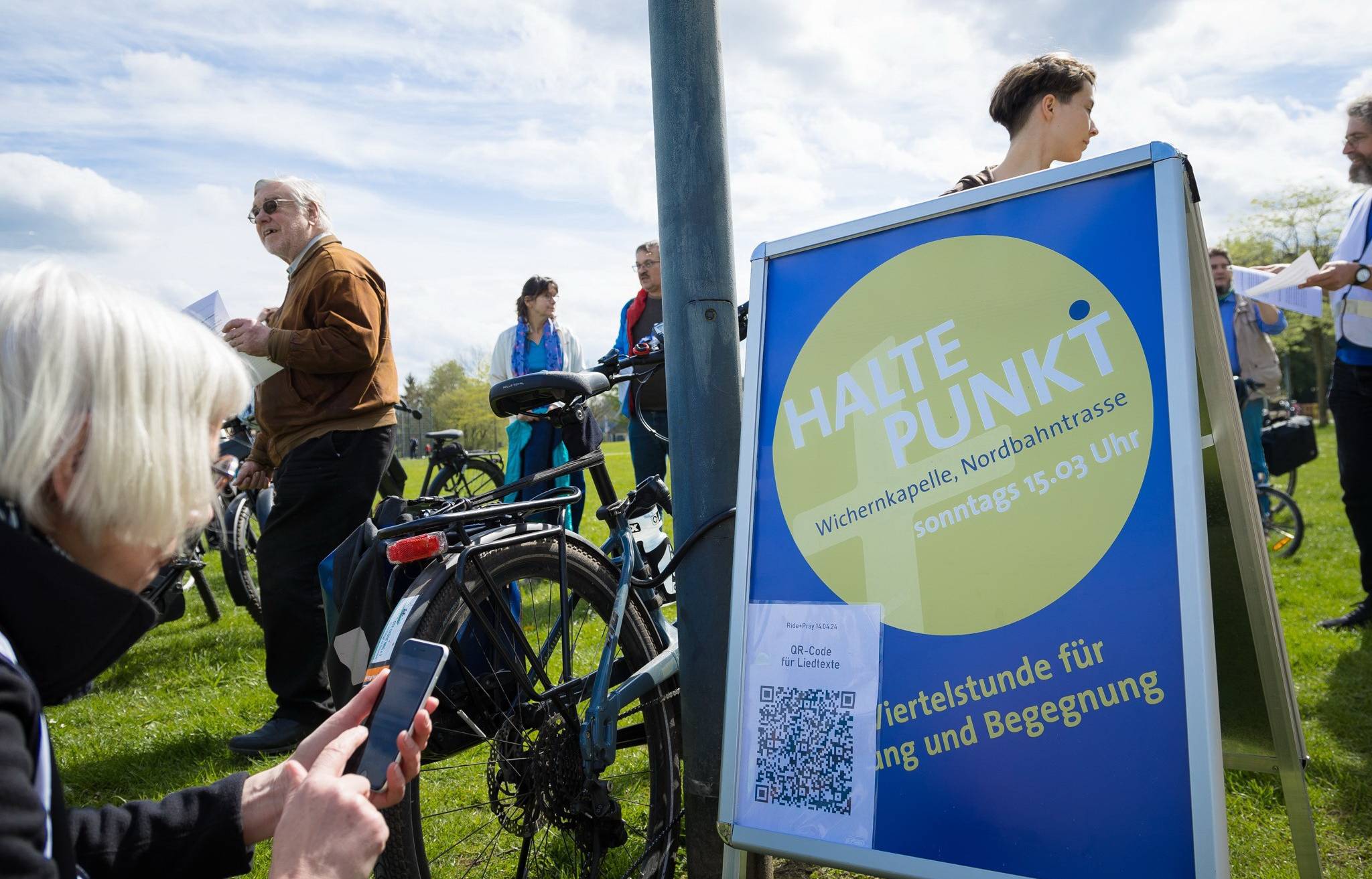 „Ride & Pray“: Fahrradsternfahrt auf der Nordbahntrasse
