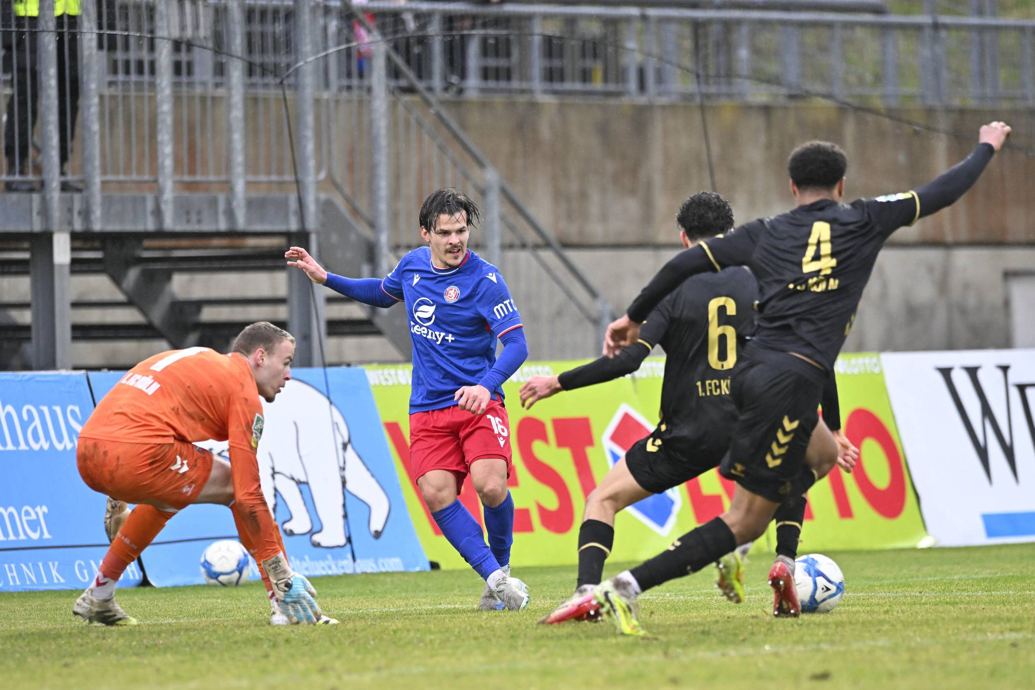  Findet der WSV – hier Nicolas Hirschberger – diesmal den Weg zum Tor? 