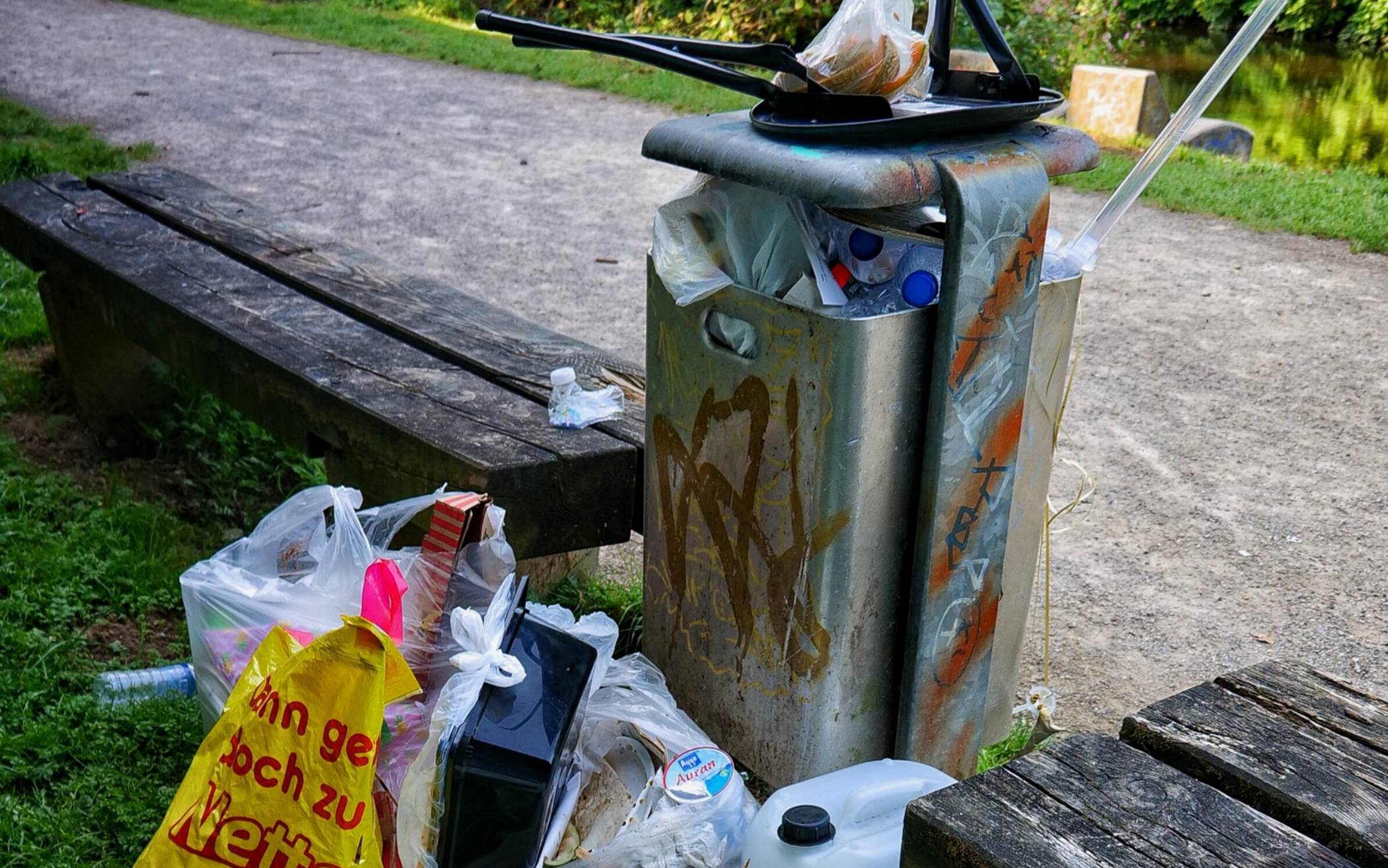 Müll am Rutenbecker Weg (Archivbild).